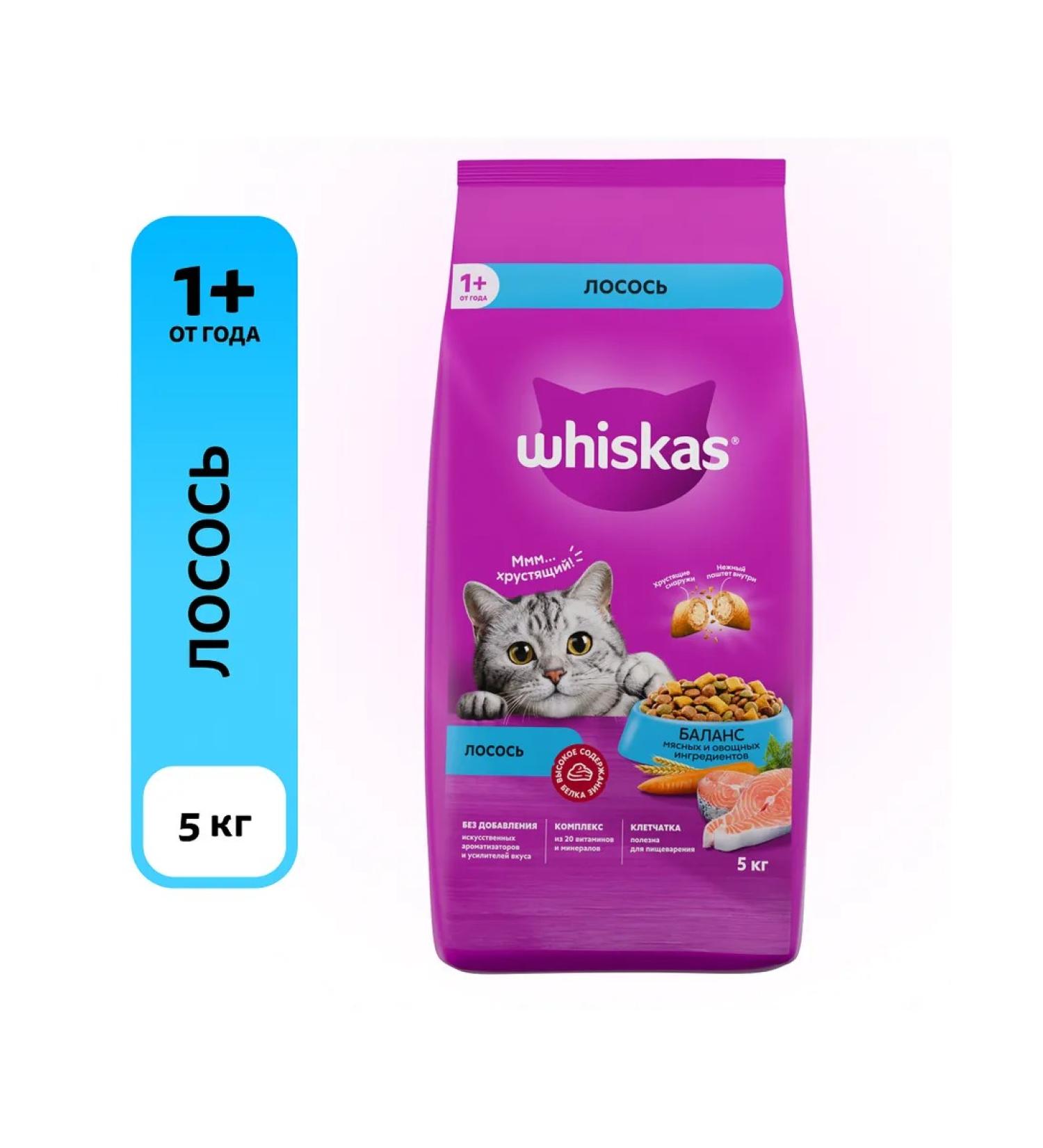 WHISKAS Surgery for cats with salmon 5kg - Buy Online on GoSupps.com