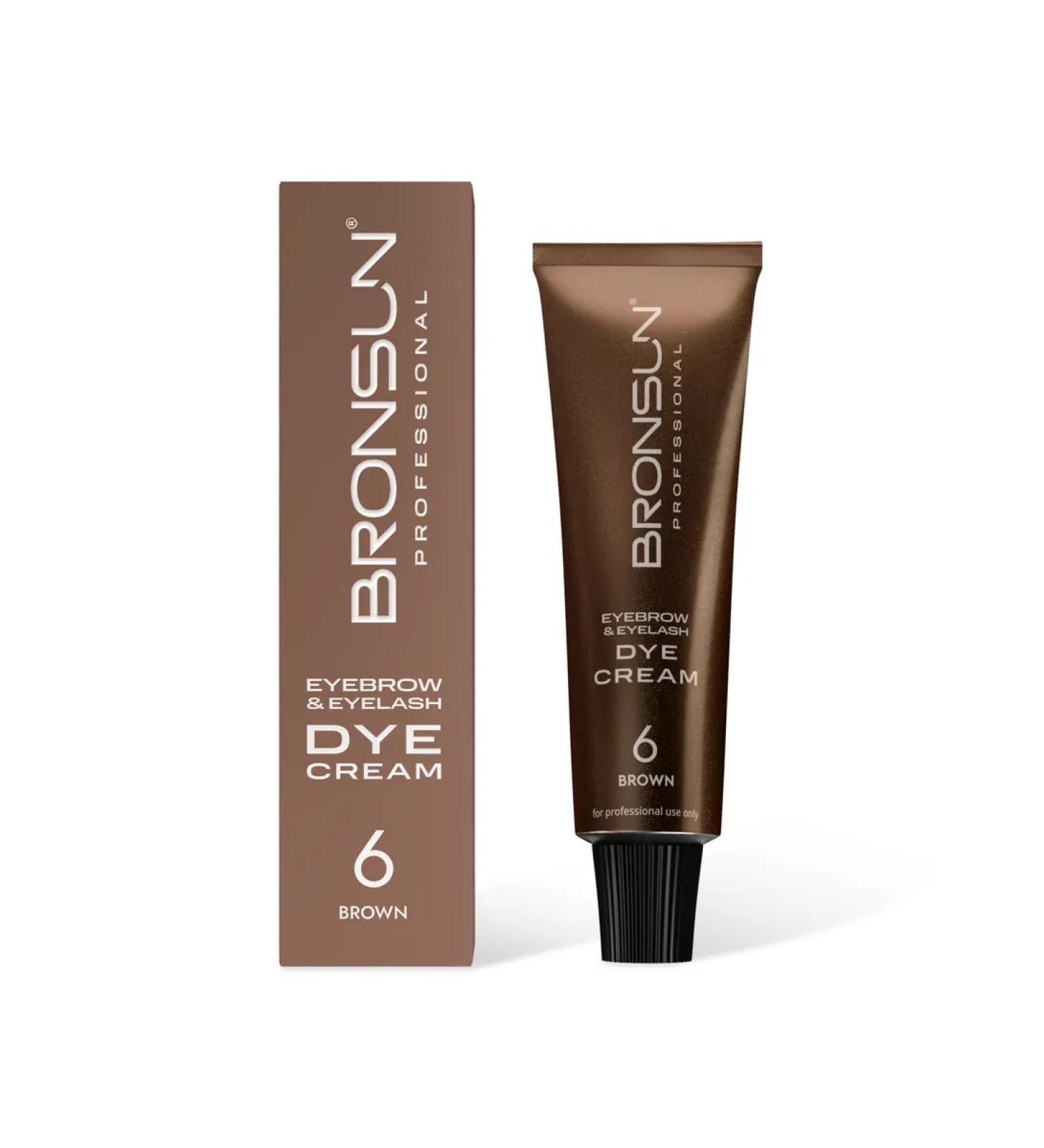 Bronsun Cream-painting for eyelashes and eyebrows brown brown 15ml - Buy Online on GoSupps.com