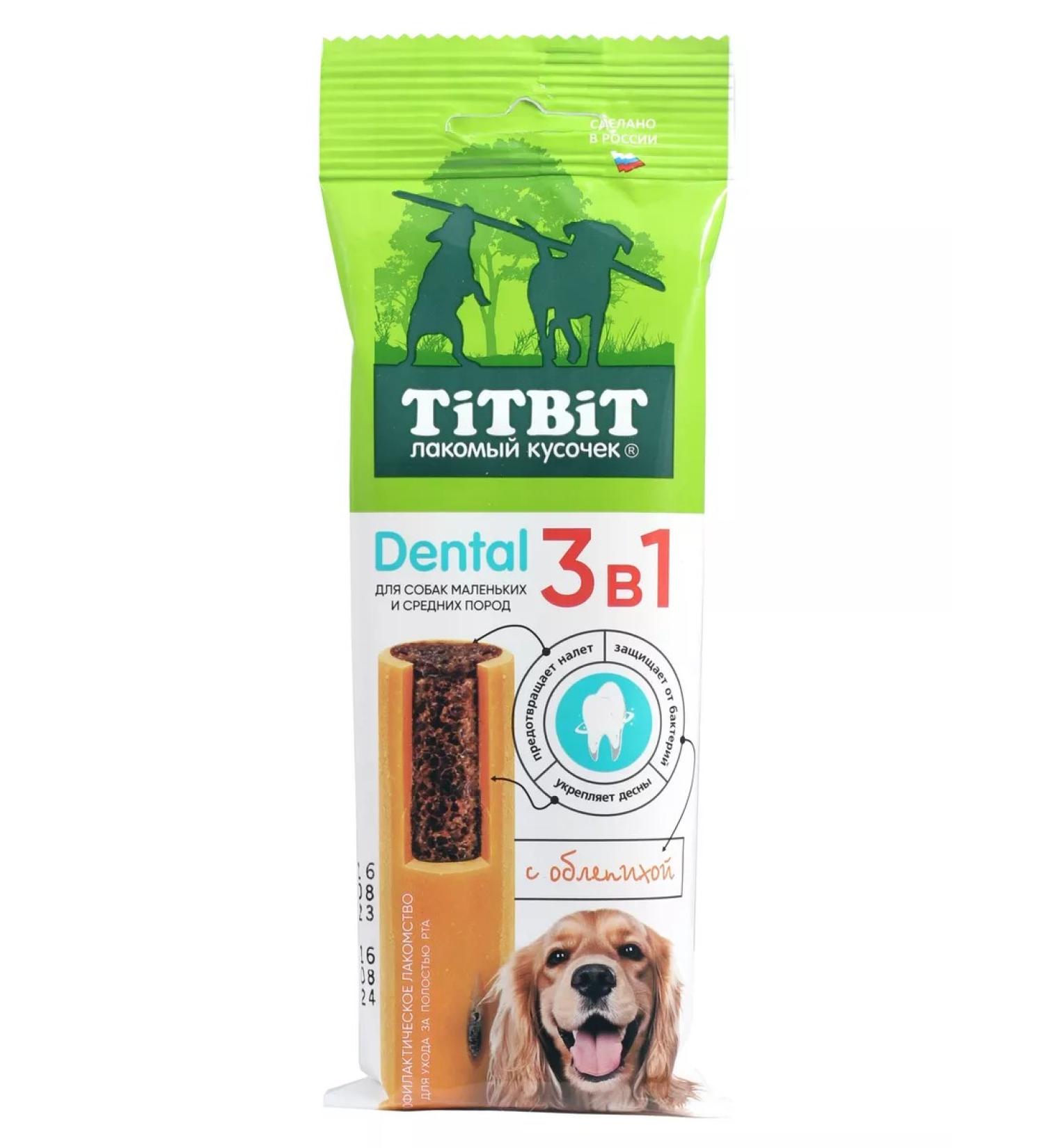 Titbit Dental 3V1 with sea buckthorn 110g
