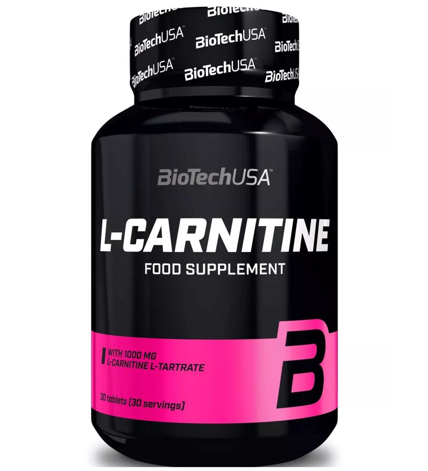 BioTechUSA l carnitine l carnitin tablets 1000mg 30pcs