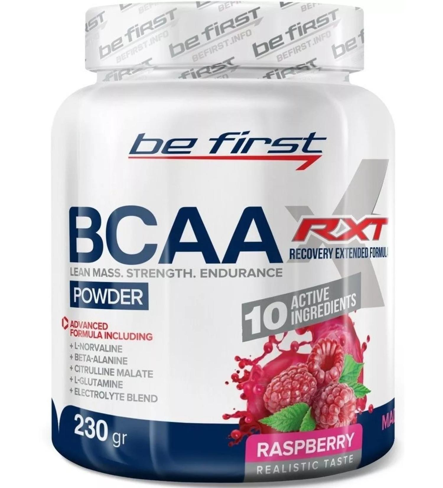 Be First BCAA RXT POWDER BCA Raspberry 230g
