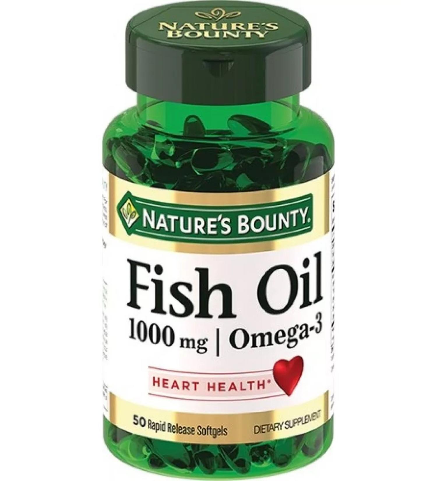 Niceche Bounty Fish Fool 1000 mg omega -3 50 capsules - 1