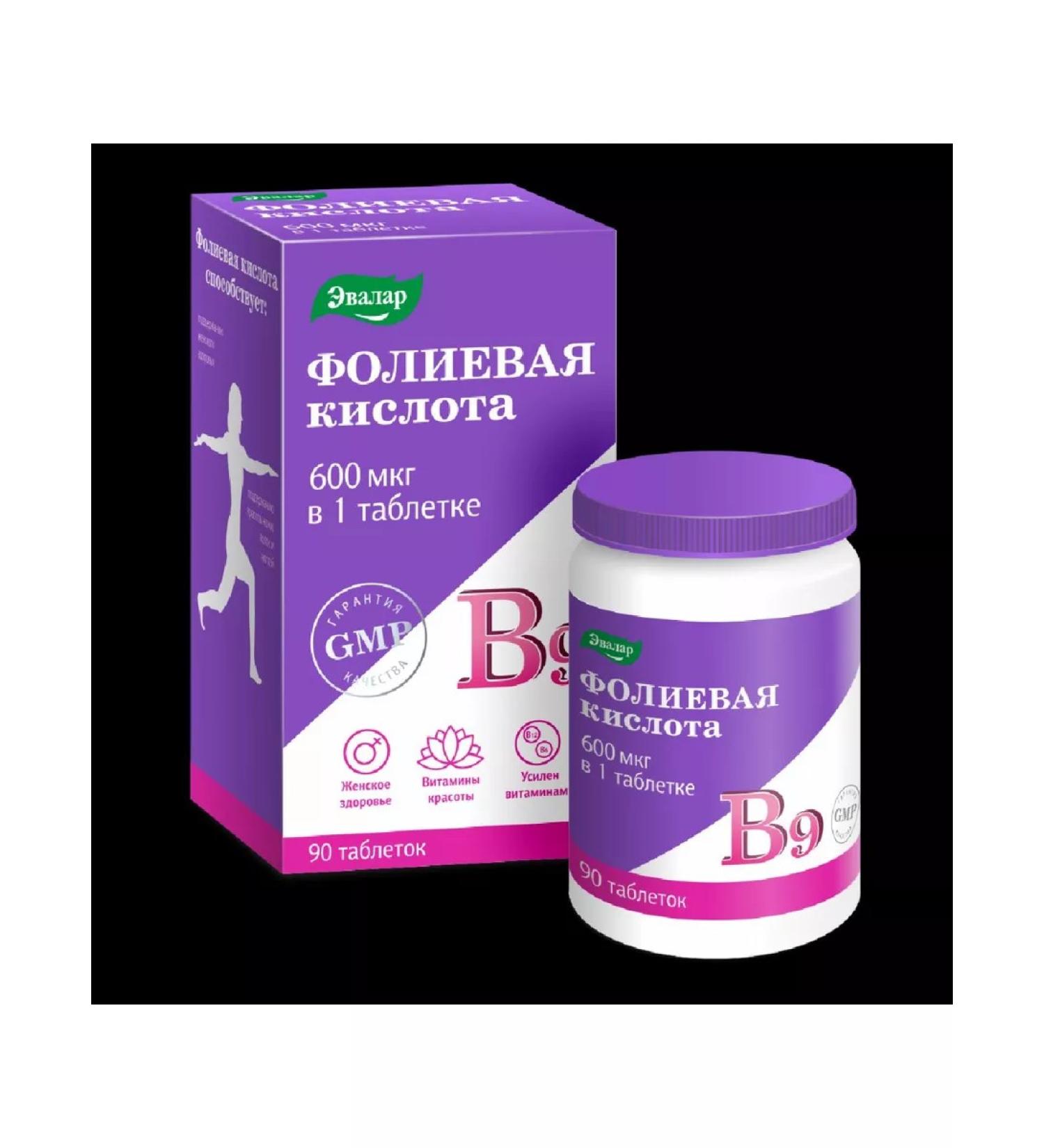 Folic acid with vitamins in 12 and 6 90 pcs tablet-1pc