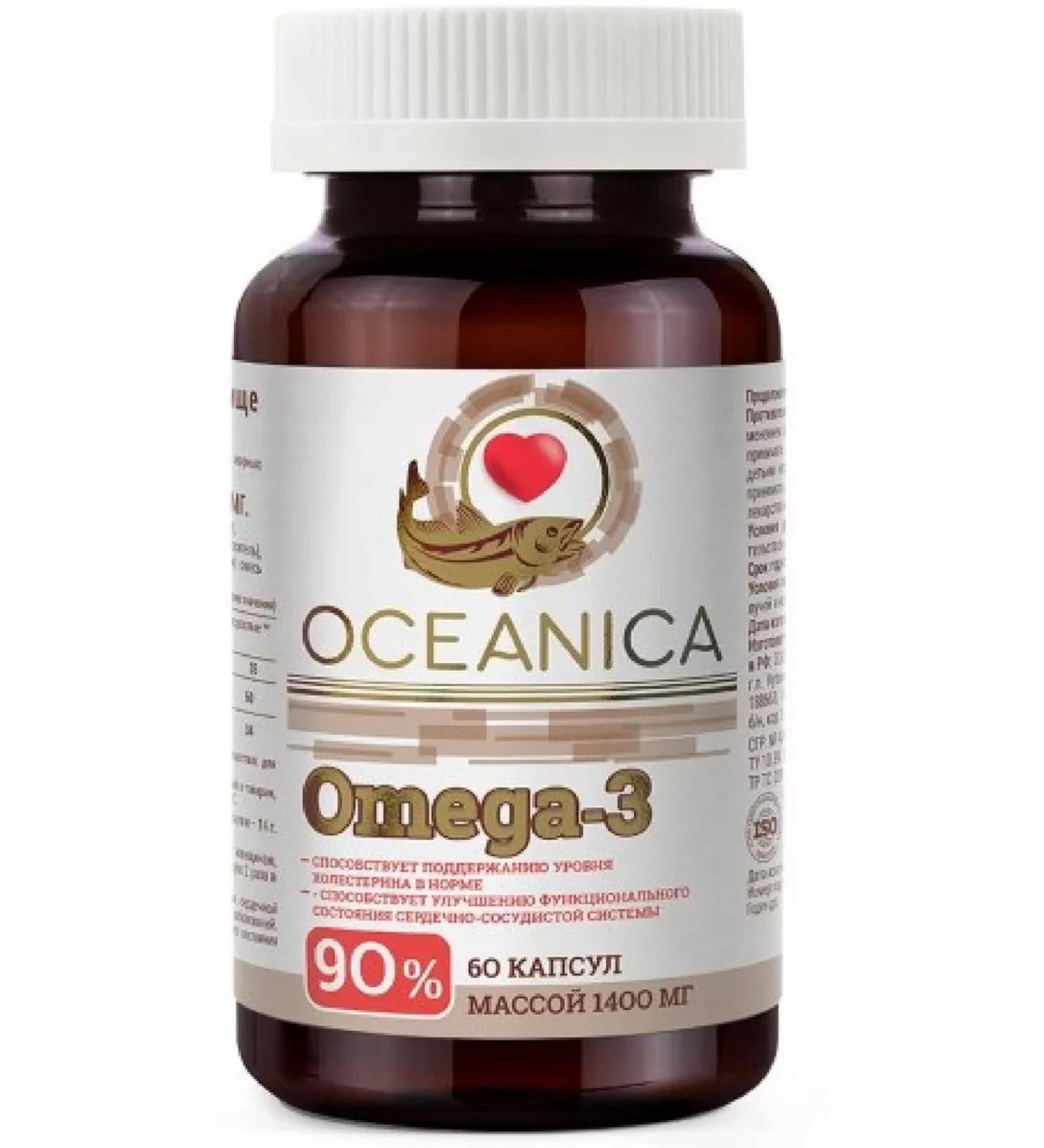 Oceanic Omega 3-90% 60 pcs of capsule weighing 1400 mg-1pcs