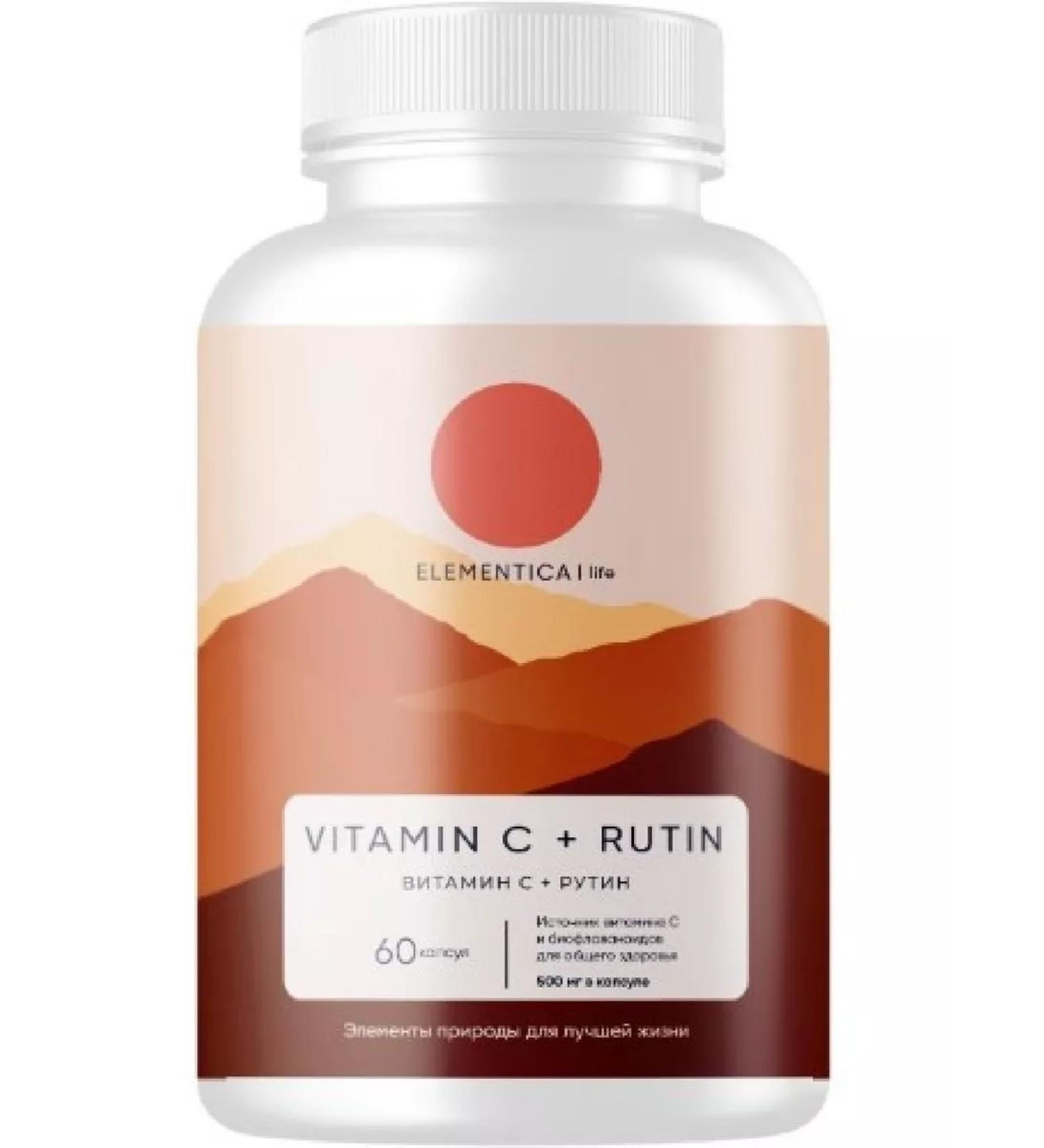 Elementica Life Vitamin C + Rutin 60 pcs Masso-1 pcs