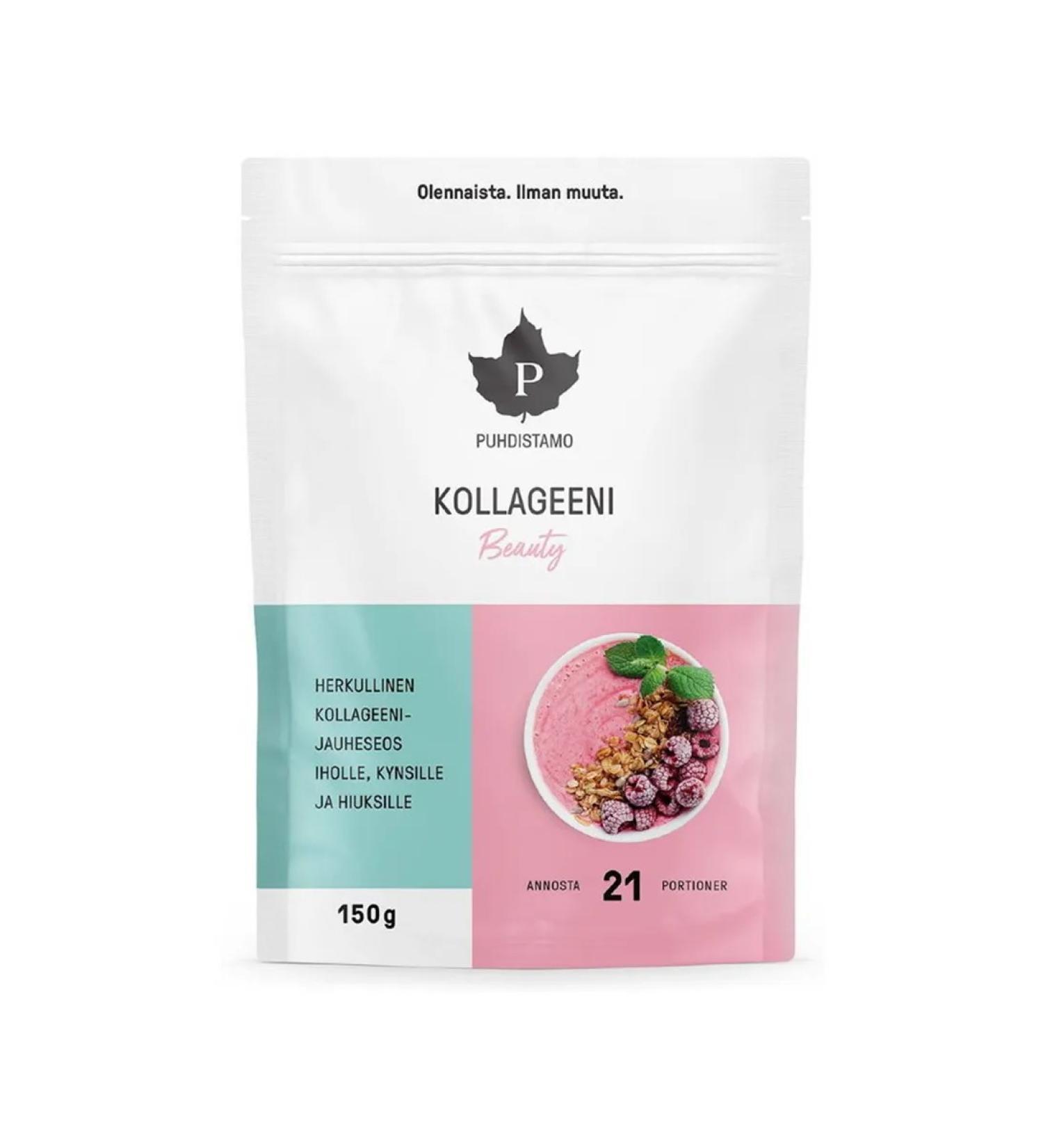 Moller Collagen Puhdistamo Beauty 21 Portions 150 grams - Buy Online on GoSupps.com