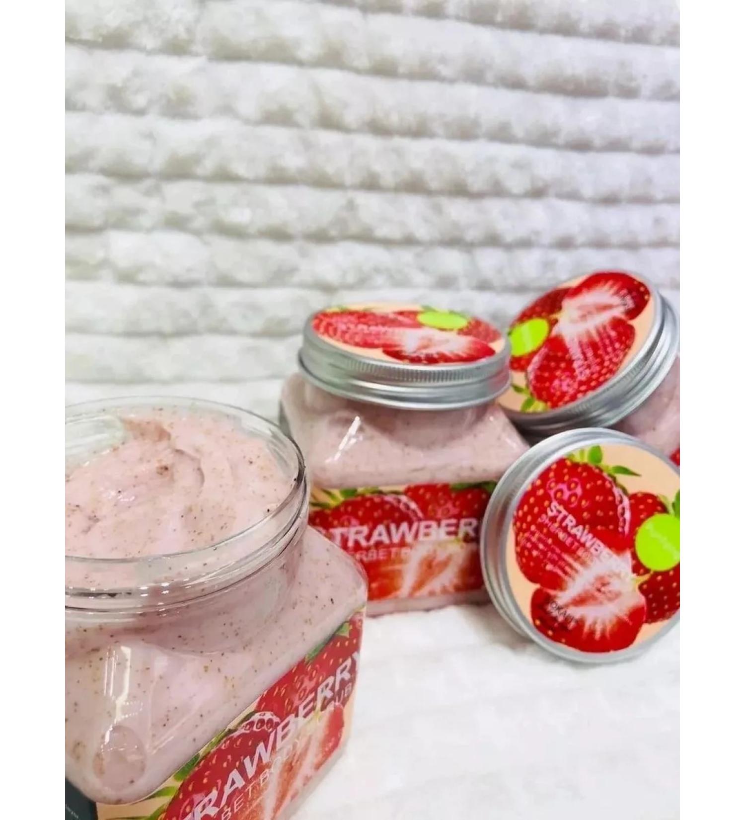 Body scrub Wokali Strawberry Sherbet Body Scrub