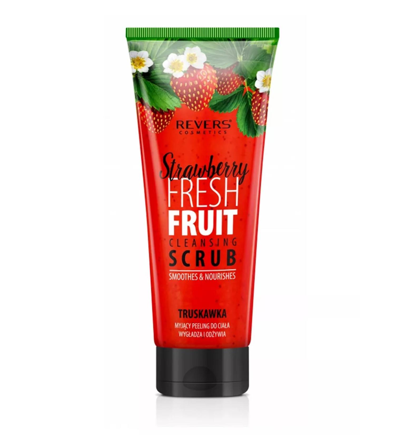 REVERS COSMETICS Cleaning body scrub Strawberry 250ml