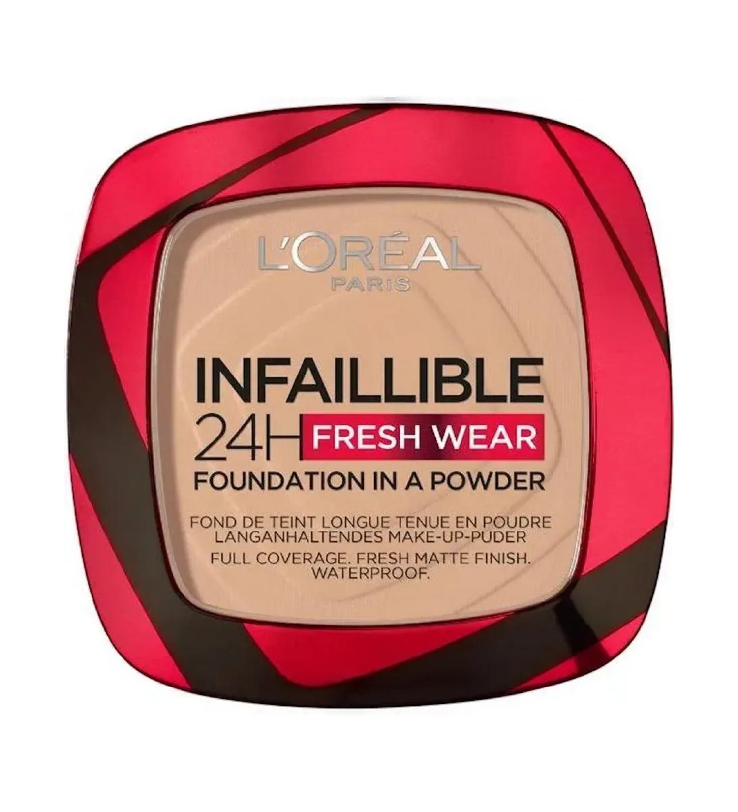 L'Oreal Compact powder Infailible 24h Fresh Wear tone 130 - Buy Online on GoSupps.com