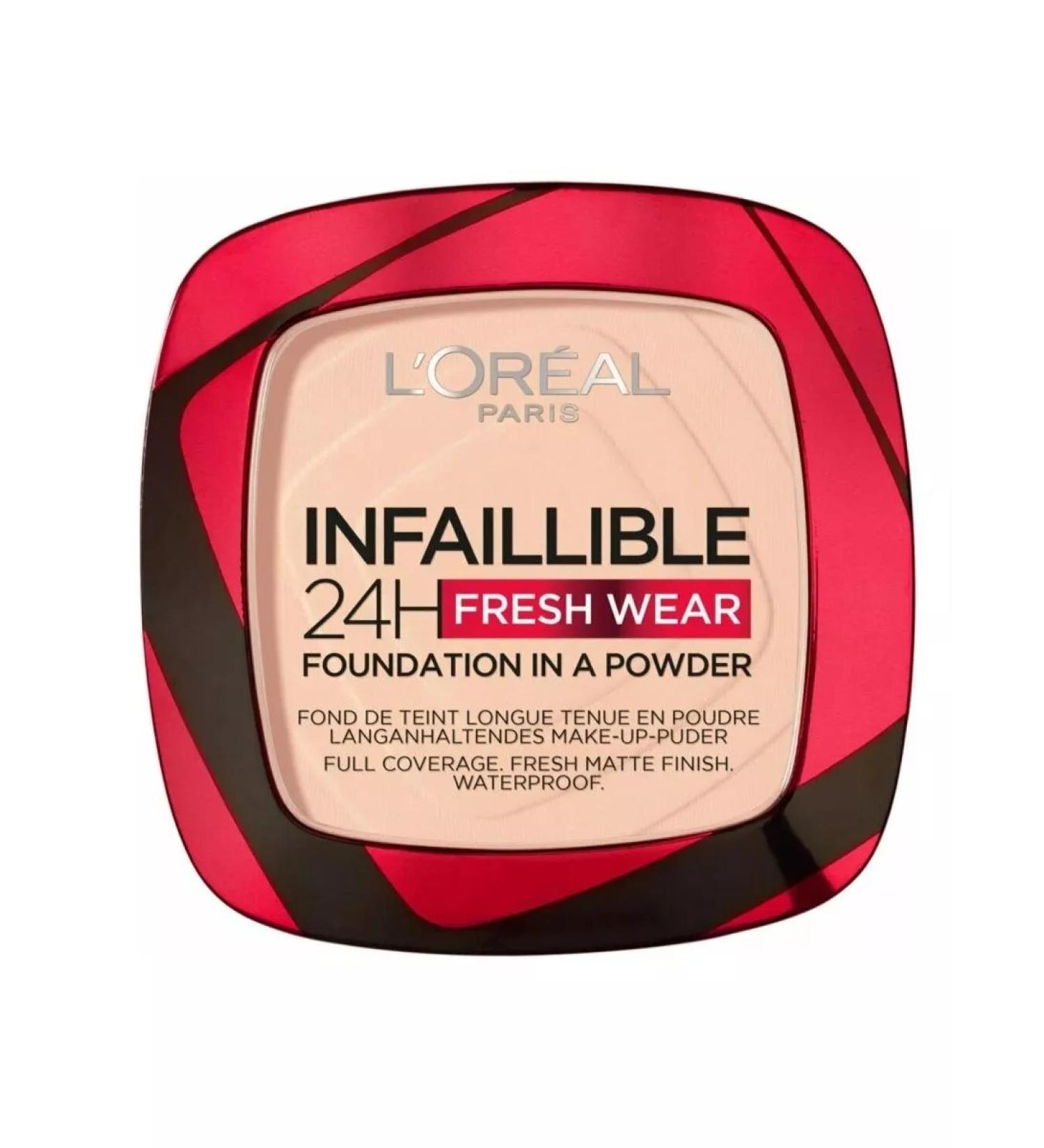 L'OREAL PARIS Compact powder Infailible 24h Fresh Wear tone 180 - Buy Online on GoSupps.com