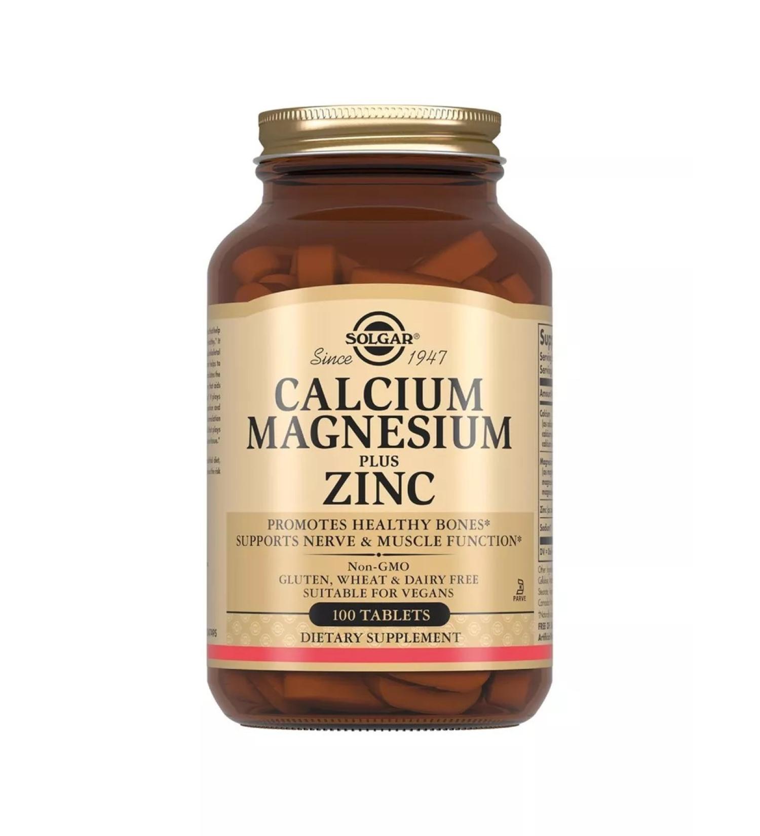 SOLGAR Calcium magnesium + zinc