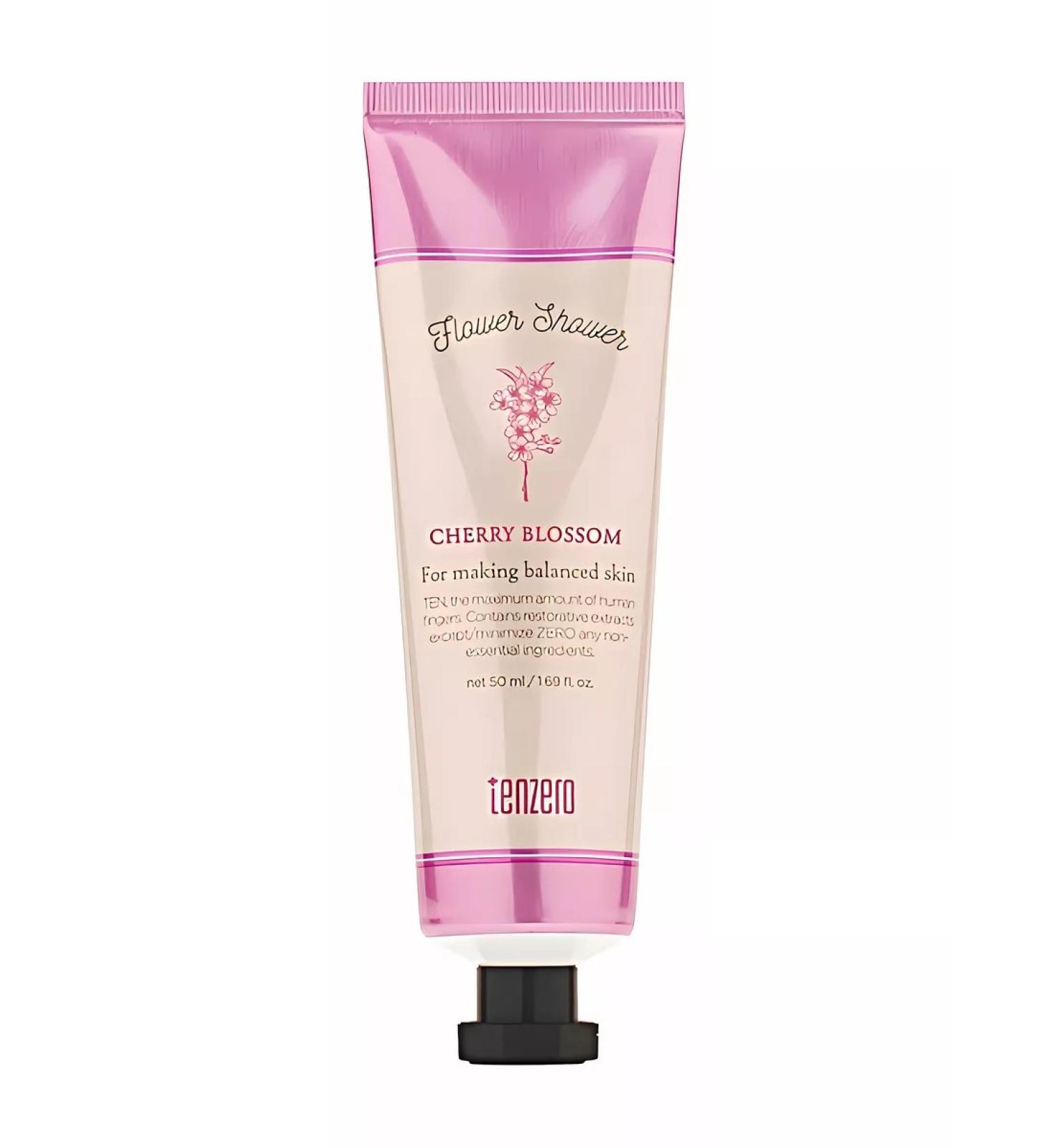 Tenzero Cream for hands and nails with cherry -colored aroma - Buy Online on GoSupps.com