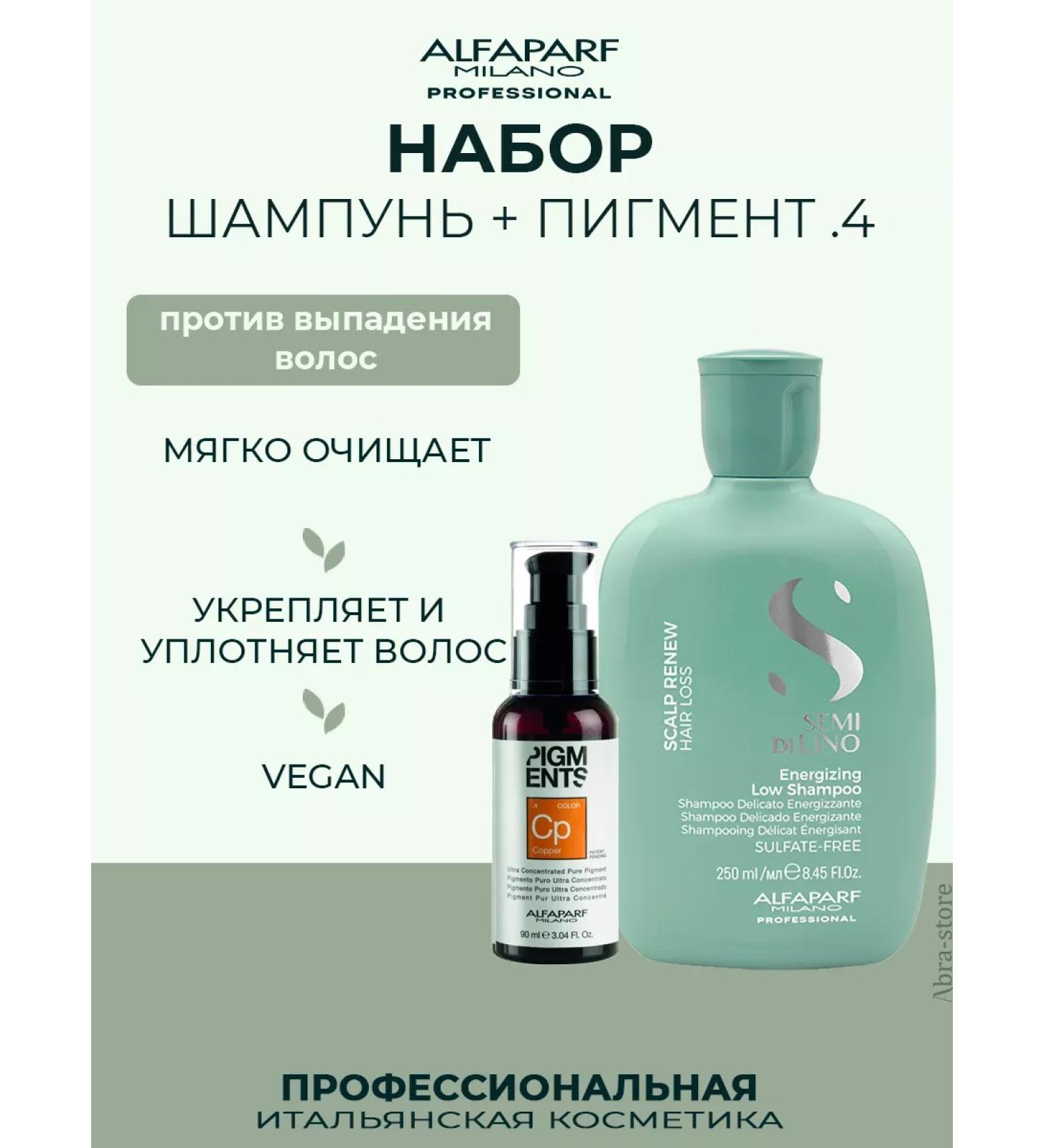 Alfaparf Milano Hair shampoo 250 ml with direct action pigment 90 ml - Buy Online on GoSupps.com