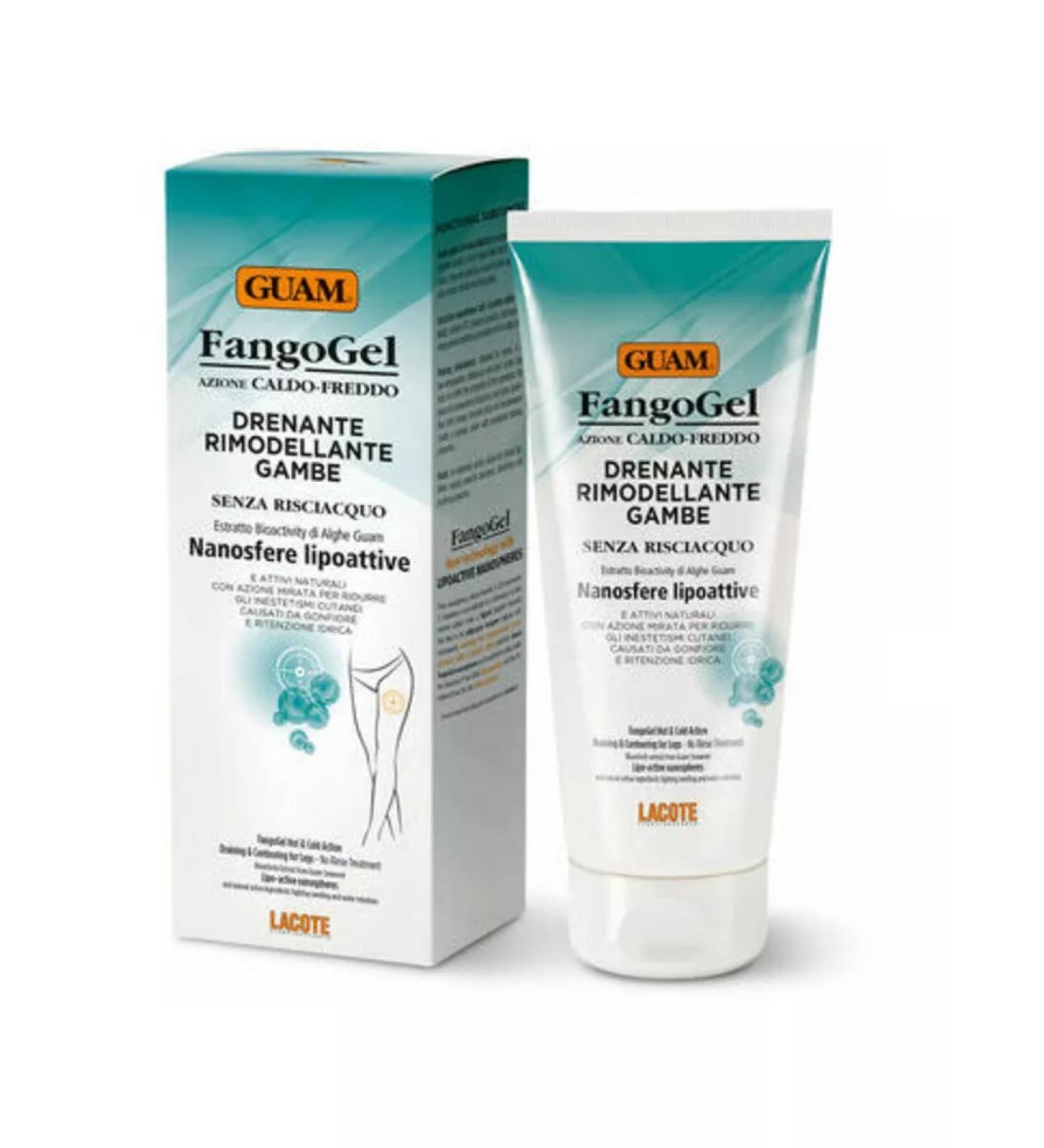 GUAM Fangogel Leg Gel drainage contrast