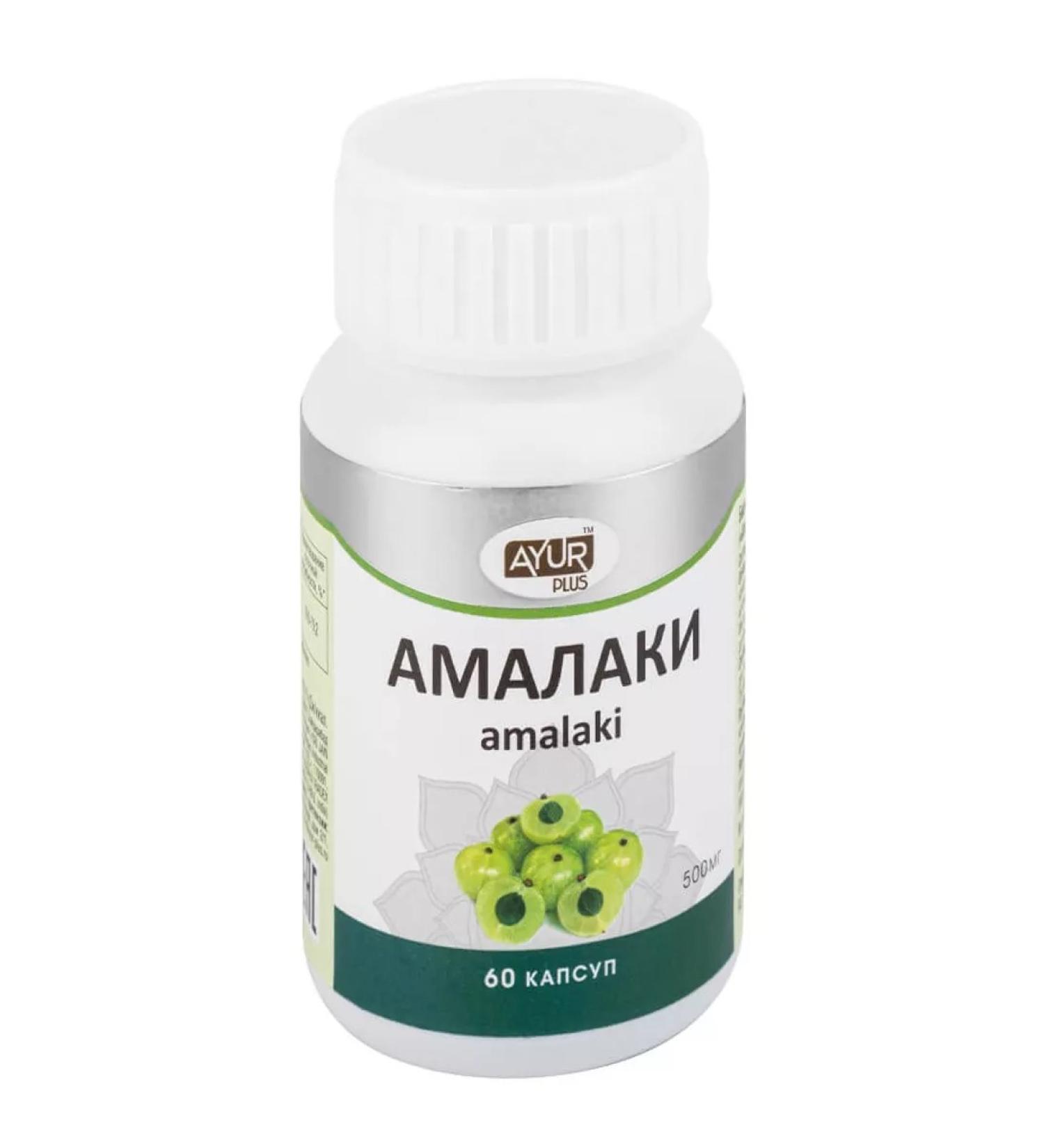 ayur plus Amalaki (Amalaki) for immunity and rejuvenation 60 pcs