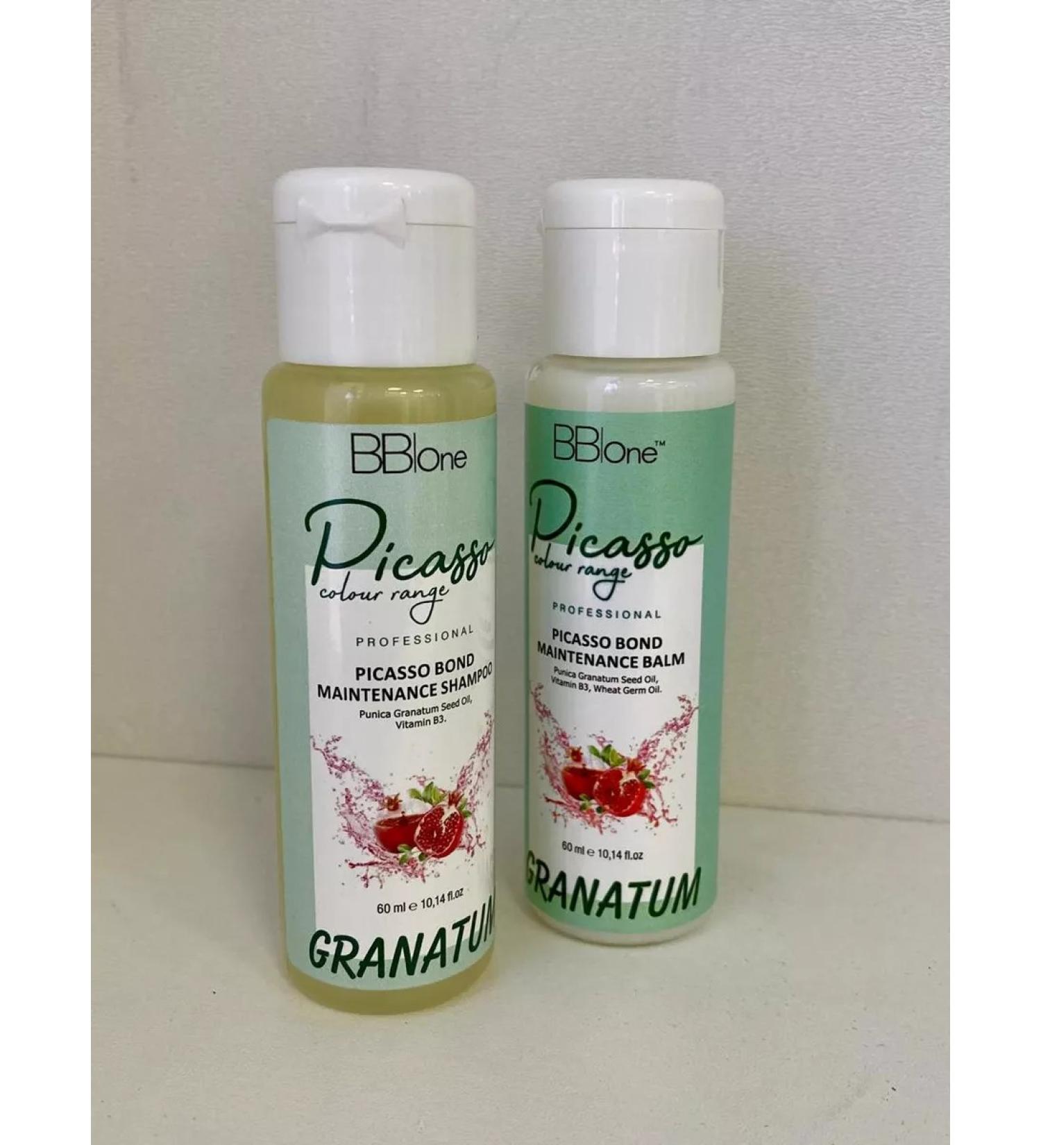 BB One Professional shampoo and balm Picasso Granatum 2*60 ml