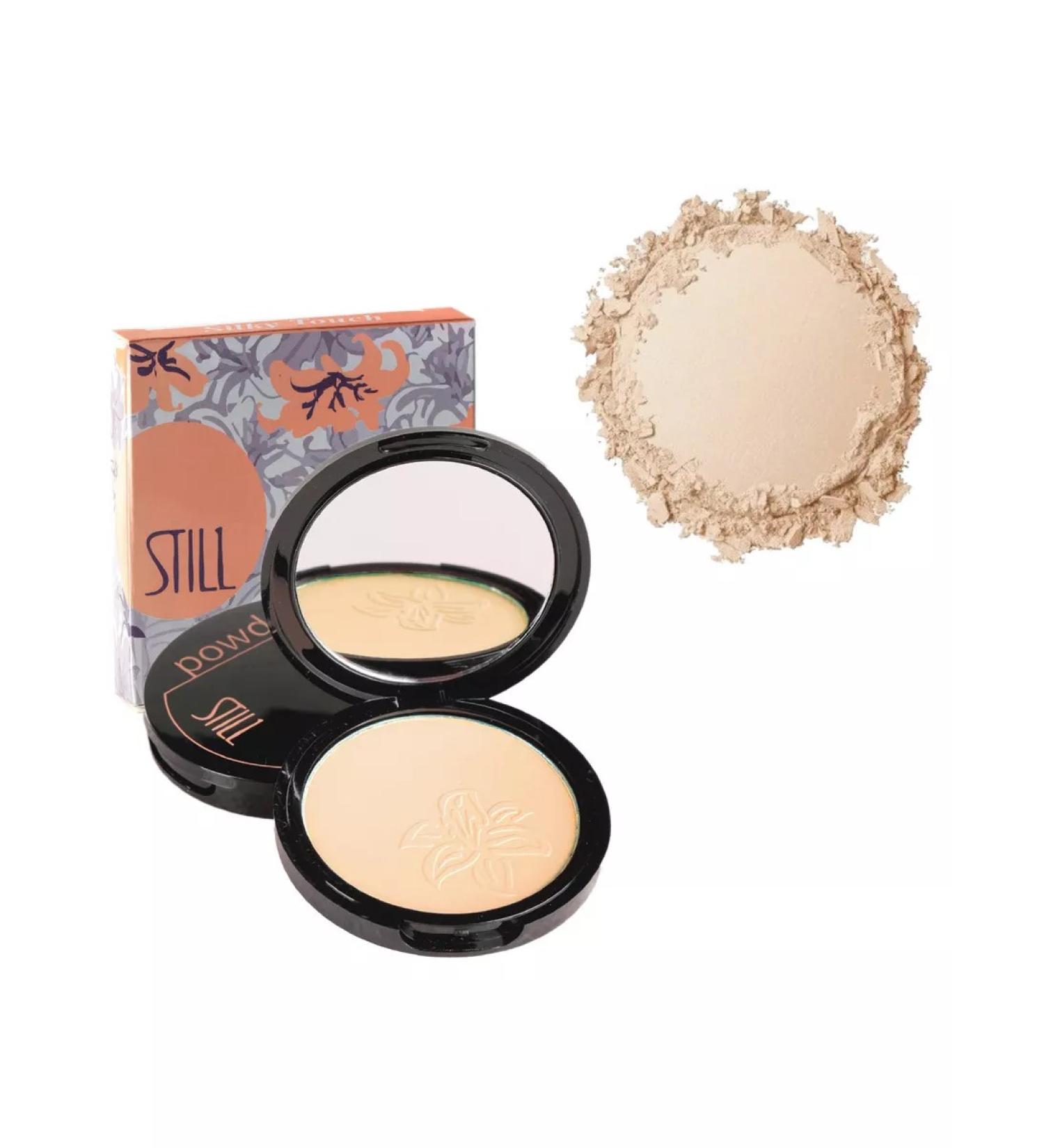 still Face powder compact with a mirror 02 peach