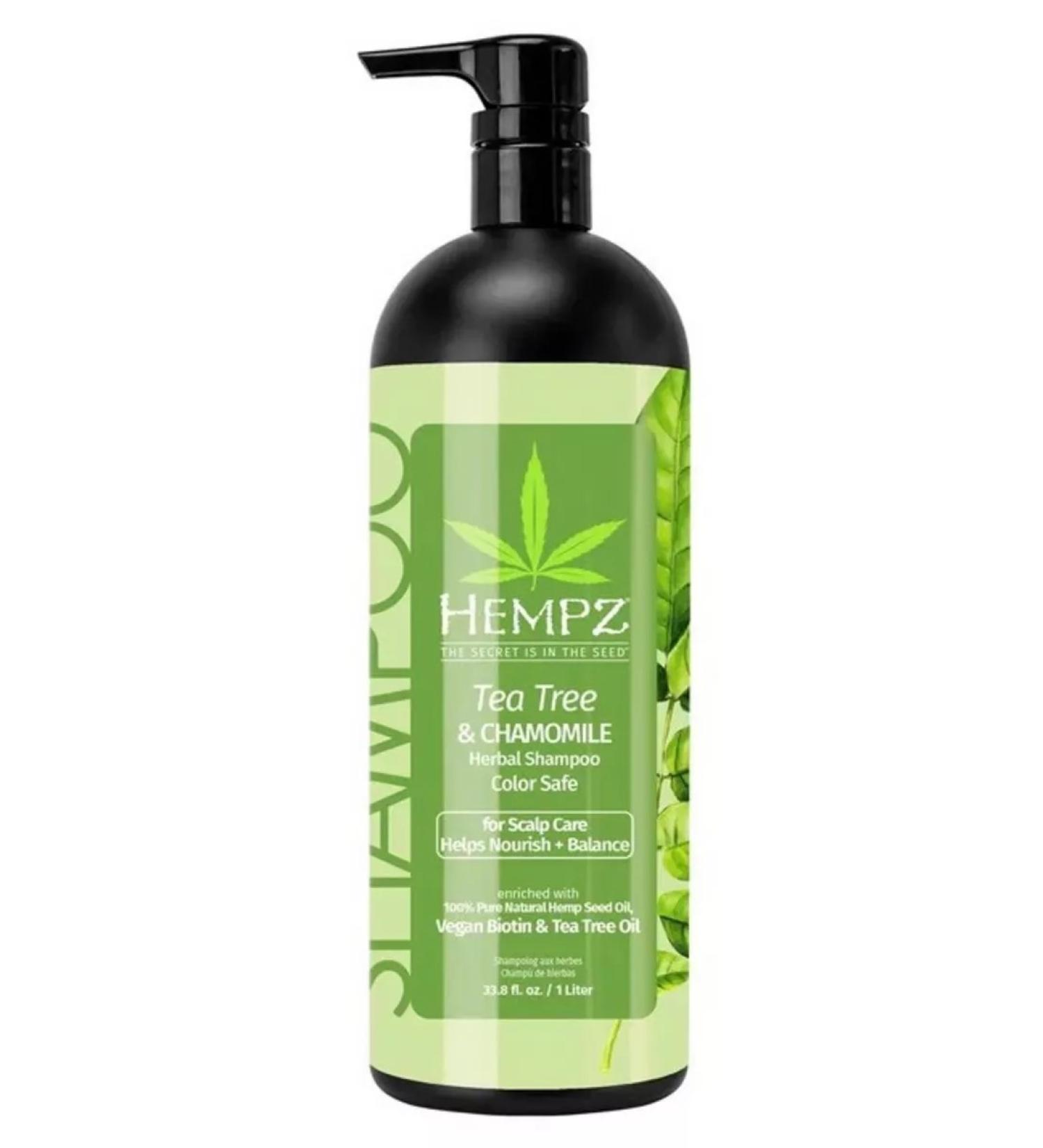 HEMPZ Tea Tree & Chamomile Herbal Shampoo Healthy Hair