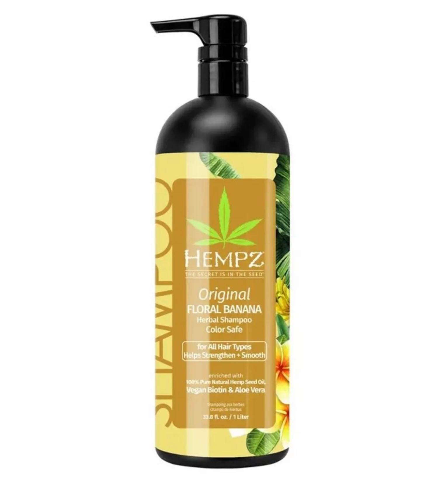 HEMPZ Original Floral Banana Herbal Shampoo Moisturizing Shampoo