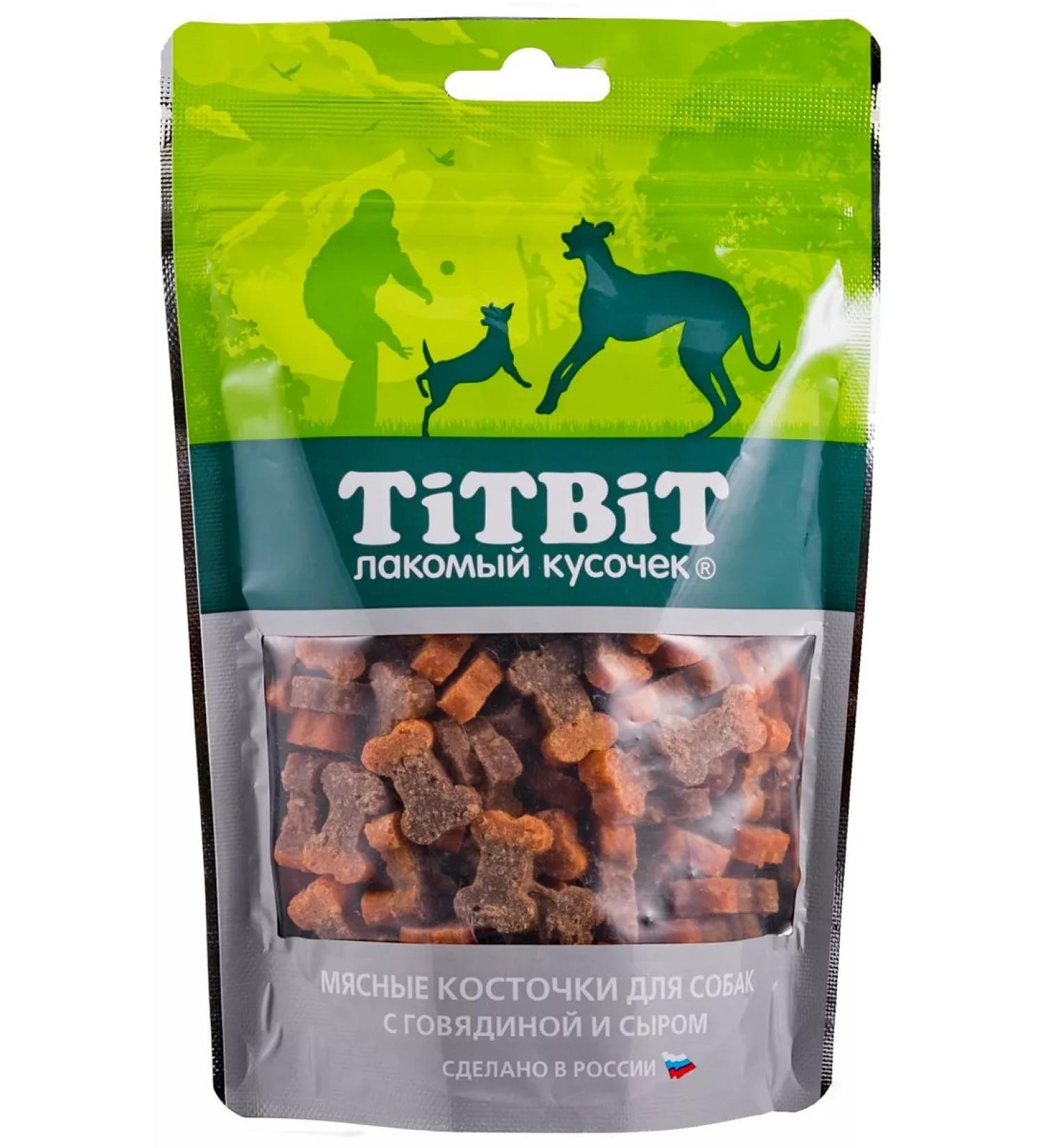 Titbit Meat bones with beef and cheese 145g - Buy Online on GoSupps.com