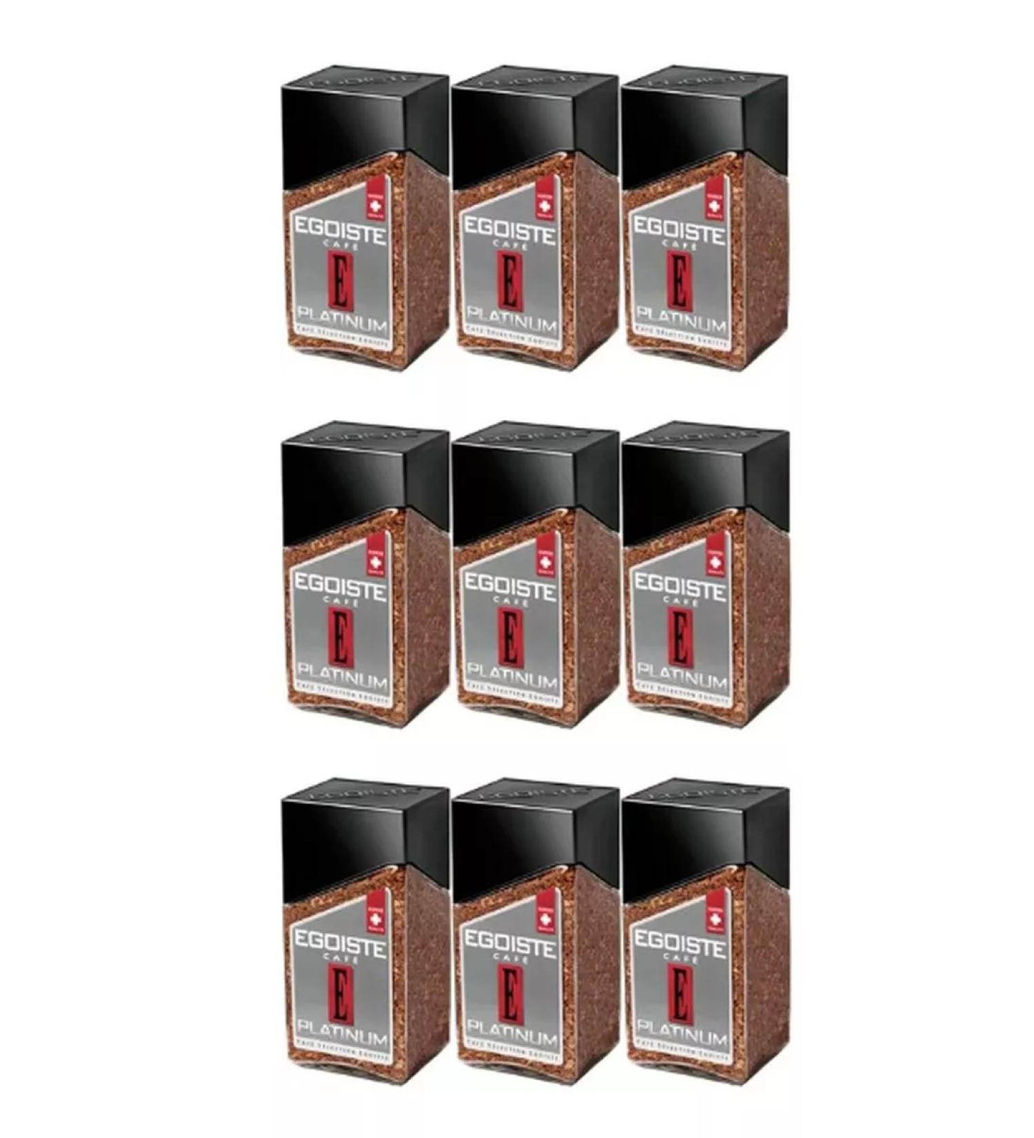 EGOISTE Coffee soluble Platinum 100 grams of 9 cans - Buy Online on GoSupps.com