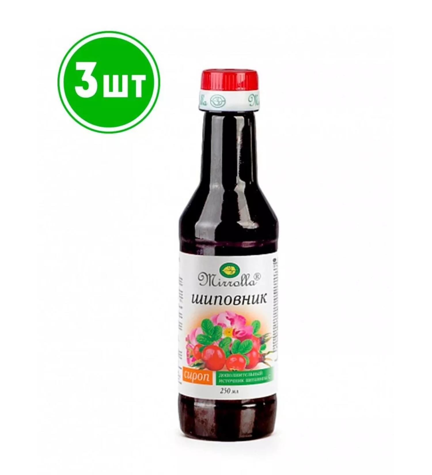 bee lab Rosehip syrup of the Mirrolla series 250 ml. 3pcs