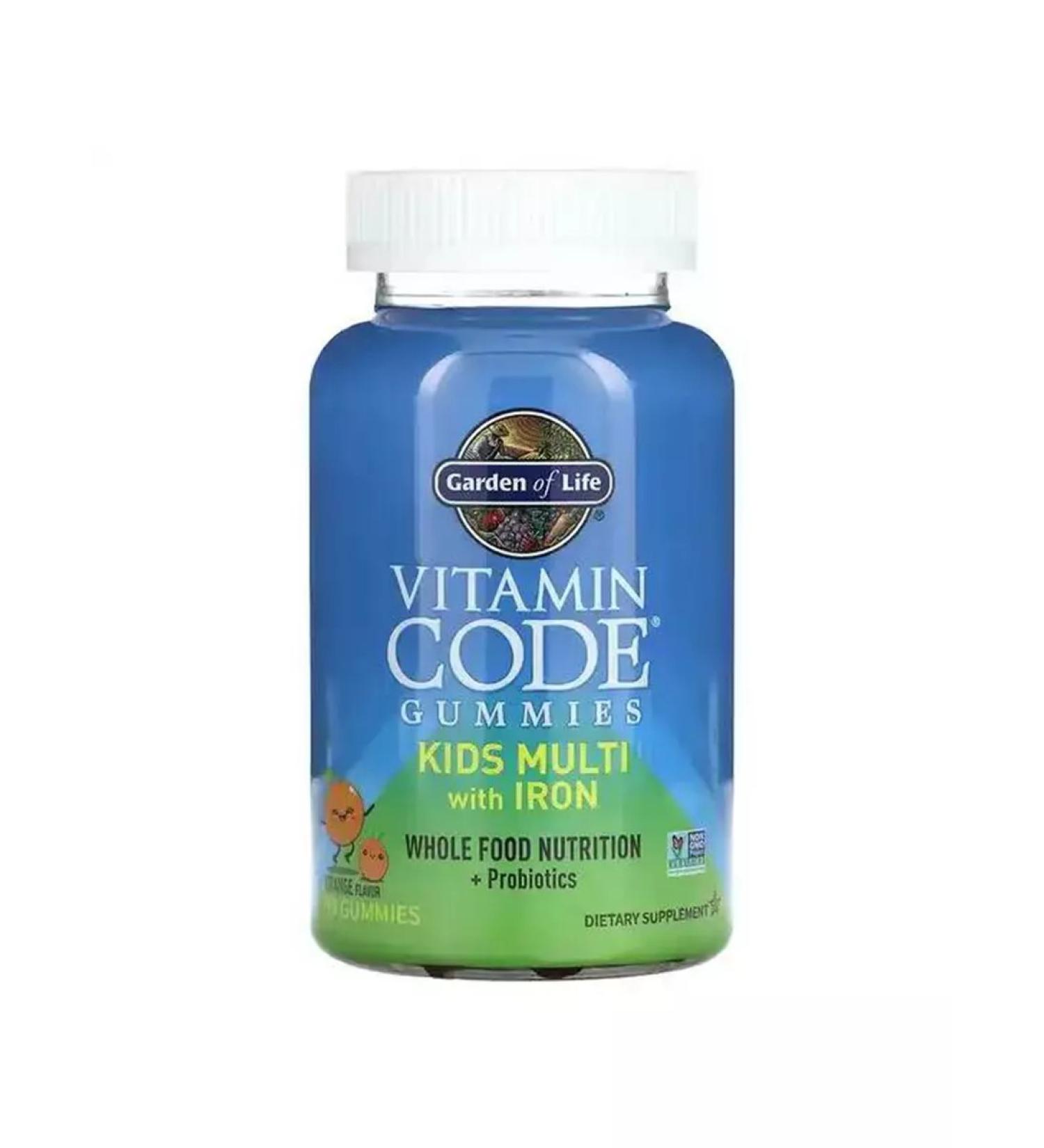 Garden of Life Kids multivitamins with probiotics 90 tablets