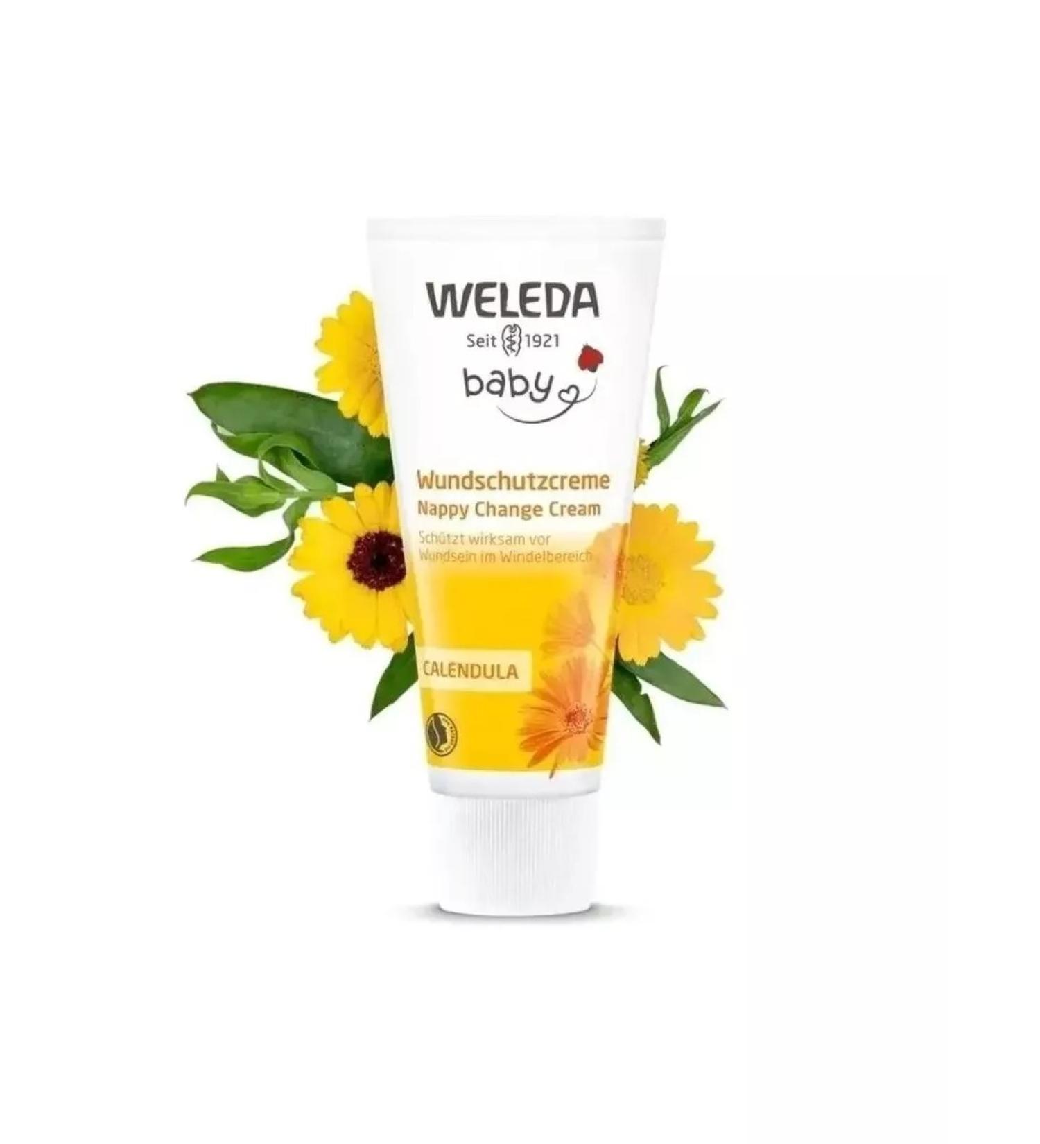 WELEDA Cream with calendula to protect the skin in the swaddling area of 75 ml - Buy Online on GoSupps.com
