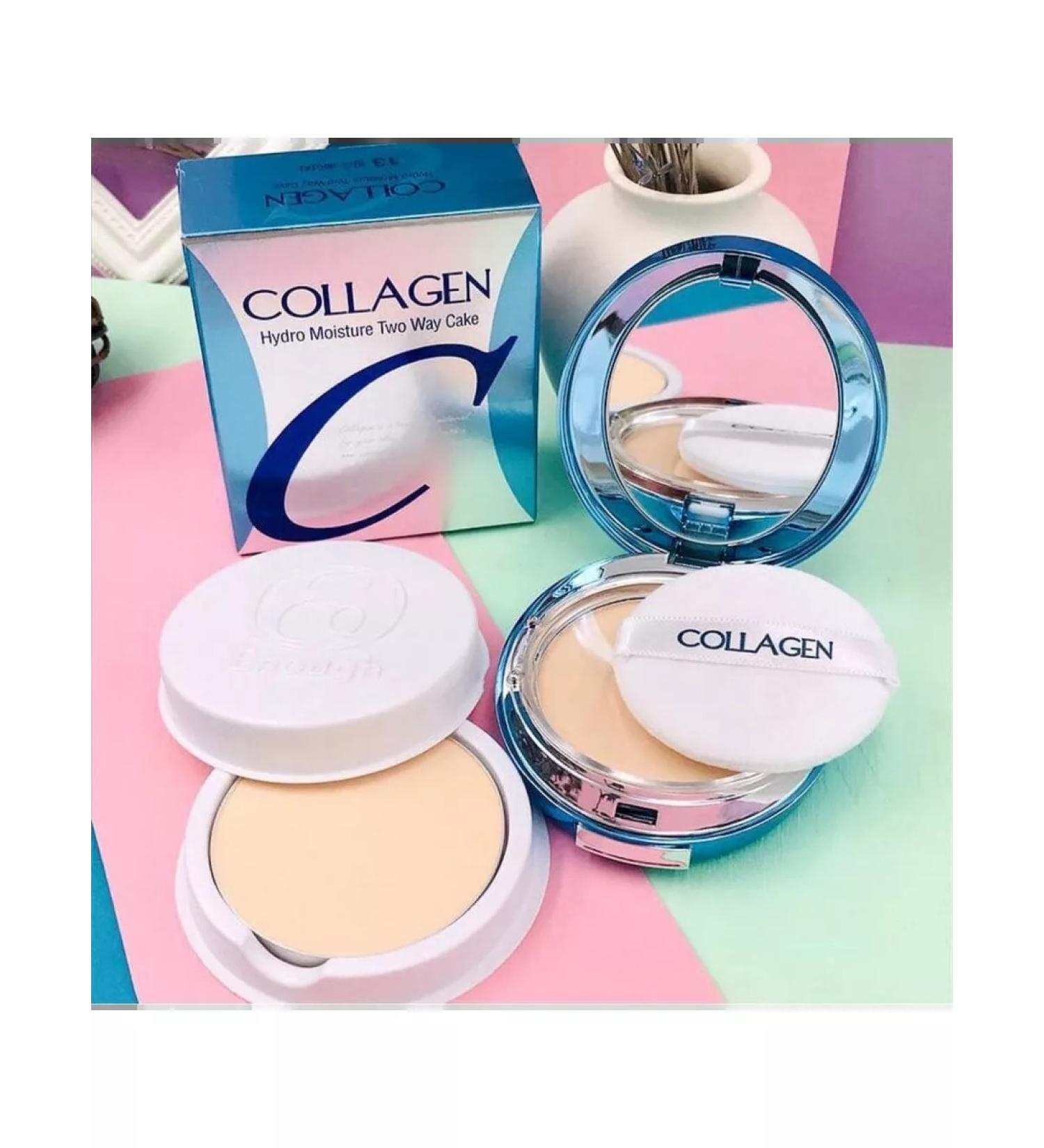 All Hafsa Facial powder matting compact collagen number 13 - Buy Online on GoSupps.com