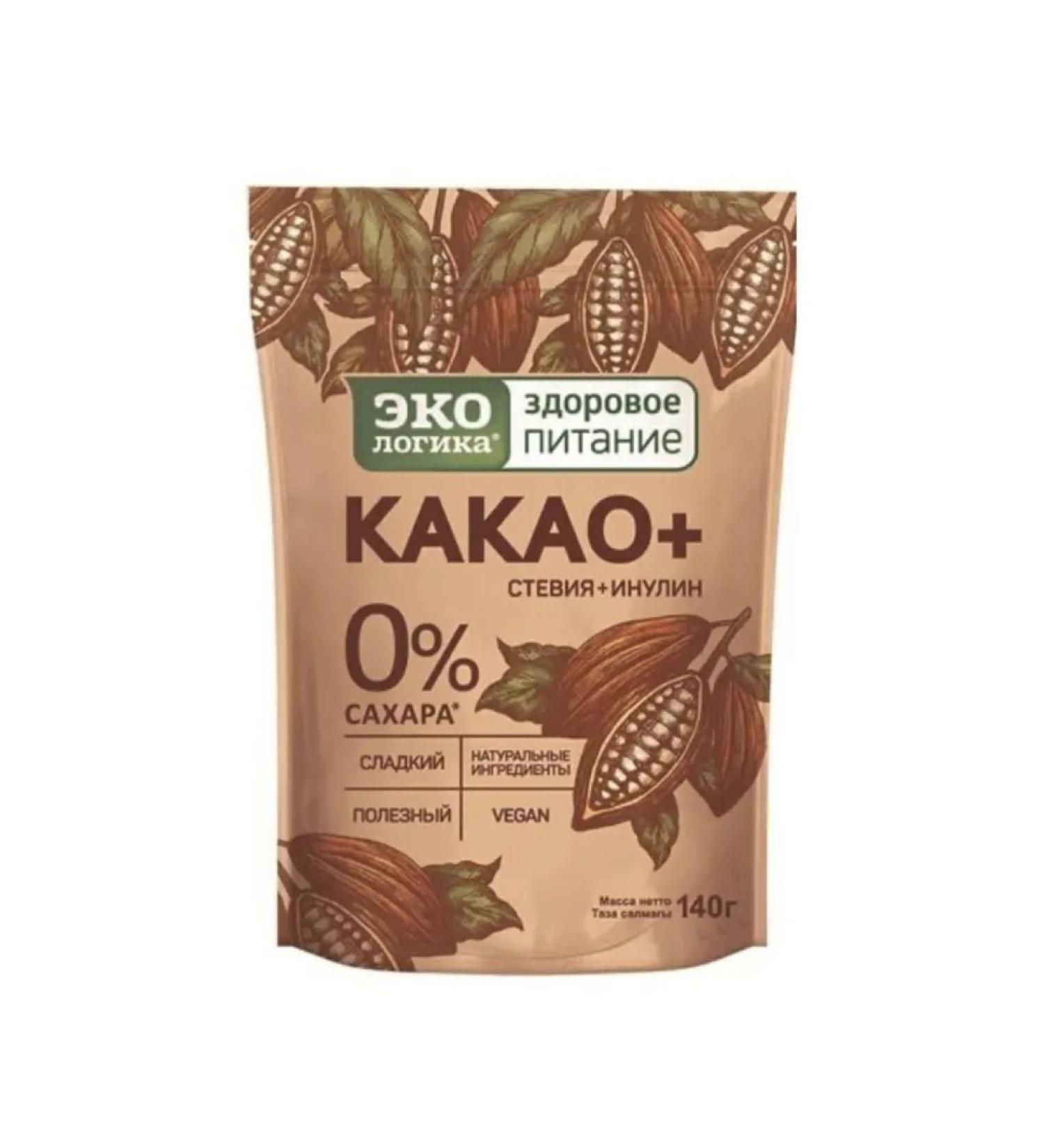 EcoLogic Cocoa drink cocoa plus 140 grams