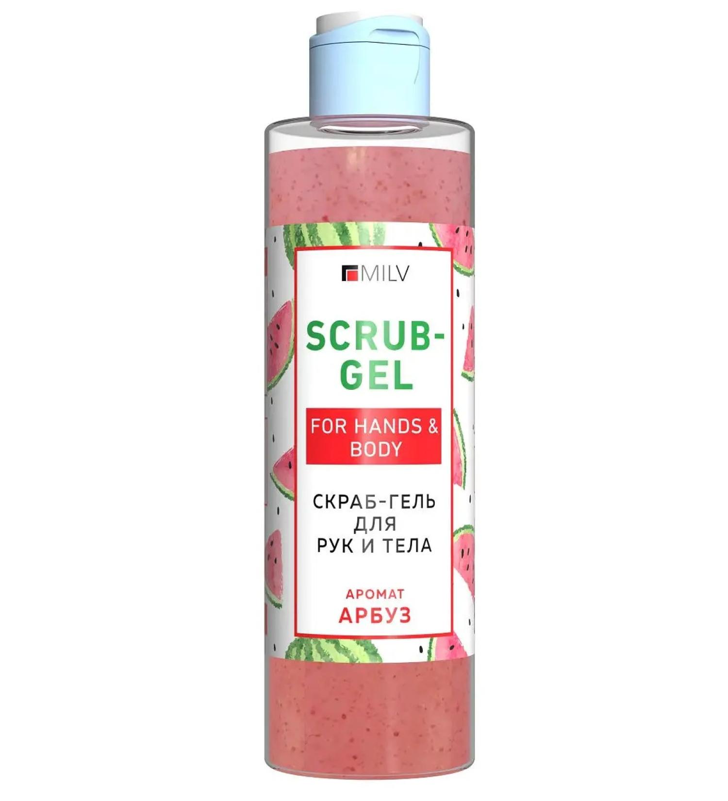 MILV Scrub-gel for hands and body watermelon. 250 ml
