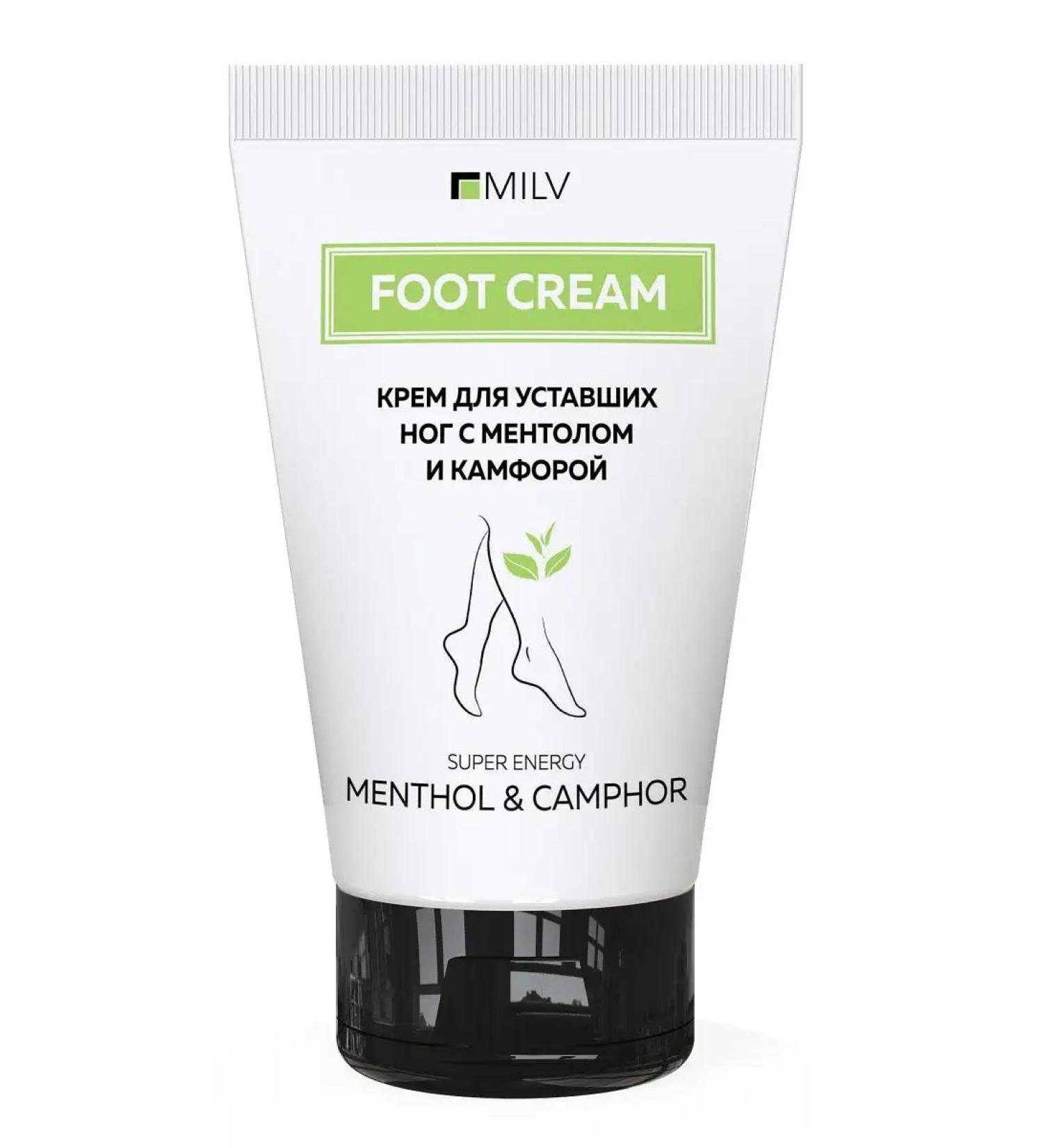 MILV Cream for tired legs with menthol and camphor