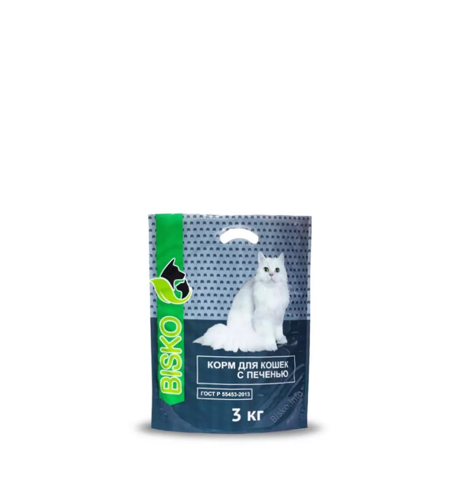 Bisco with chicken liver for cats 3 kg - Buy Online on GoSupps.com