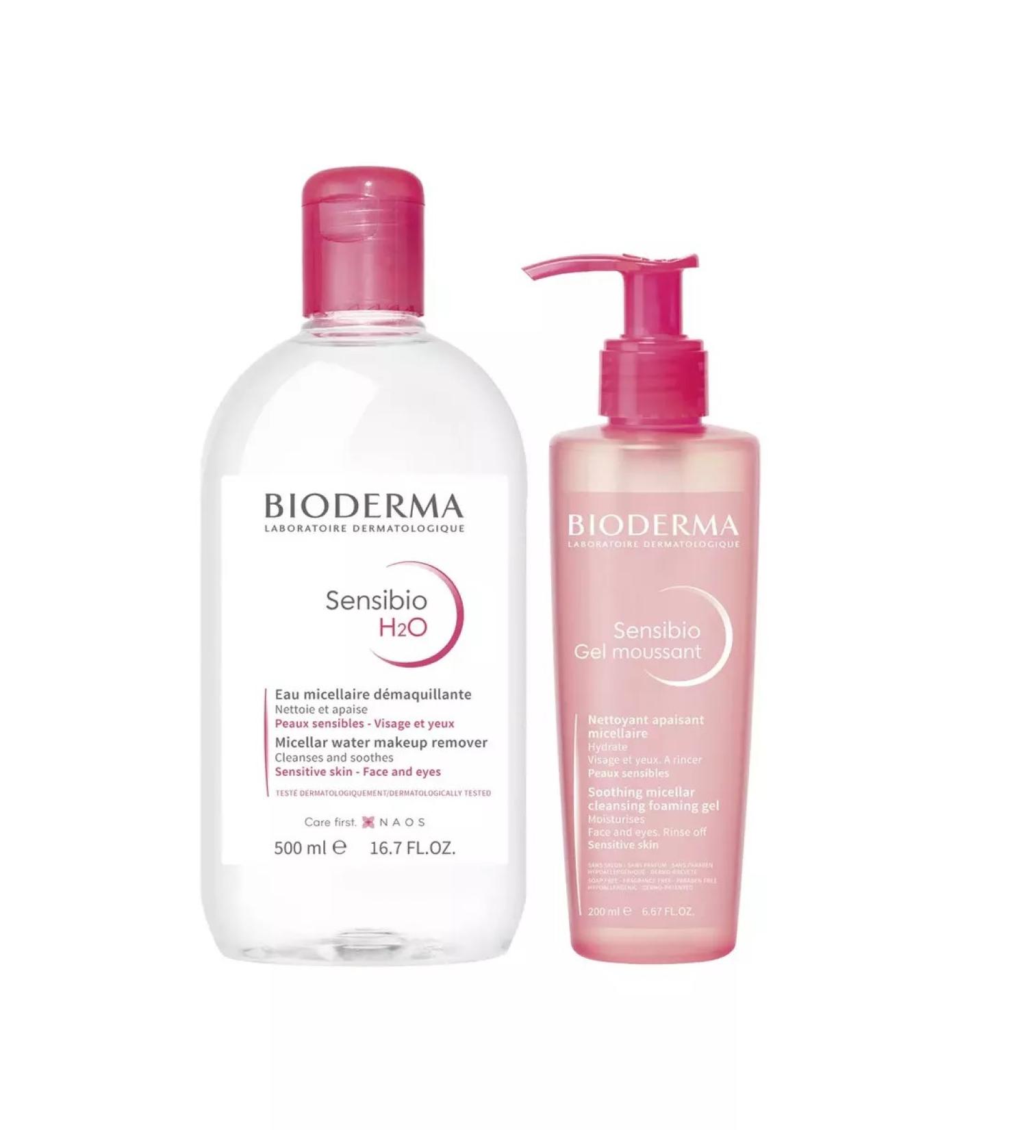 Bioderma SENSIBIO set micellar water + cleansing gel - Buy Online on GoSupps.com