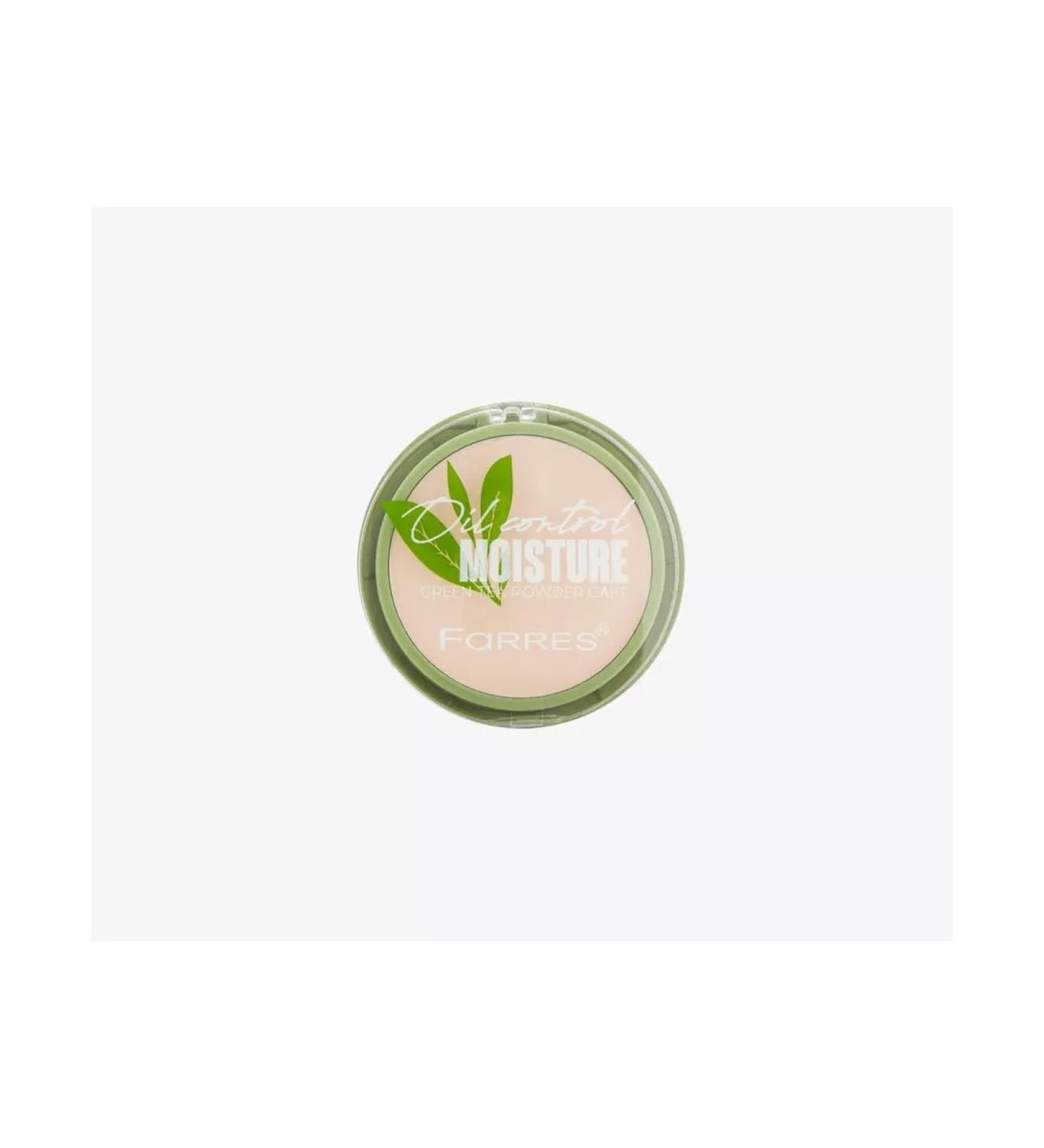 FARRES Face powder compact with green tea extract - Buy Online on GoSupps.com