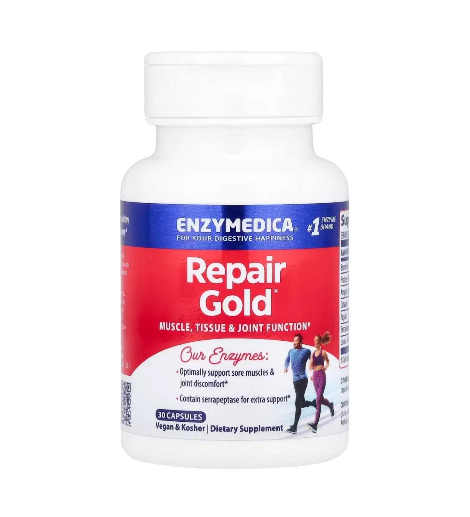enzymedica Repair Gold for muscles tissues and joints 30 capsules - Buy Online on GoSupps.com