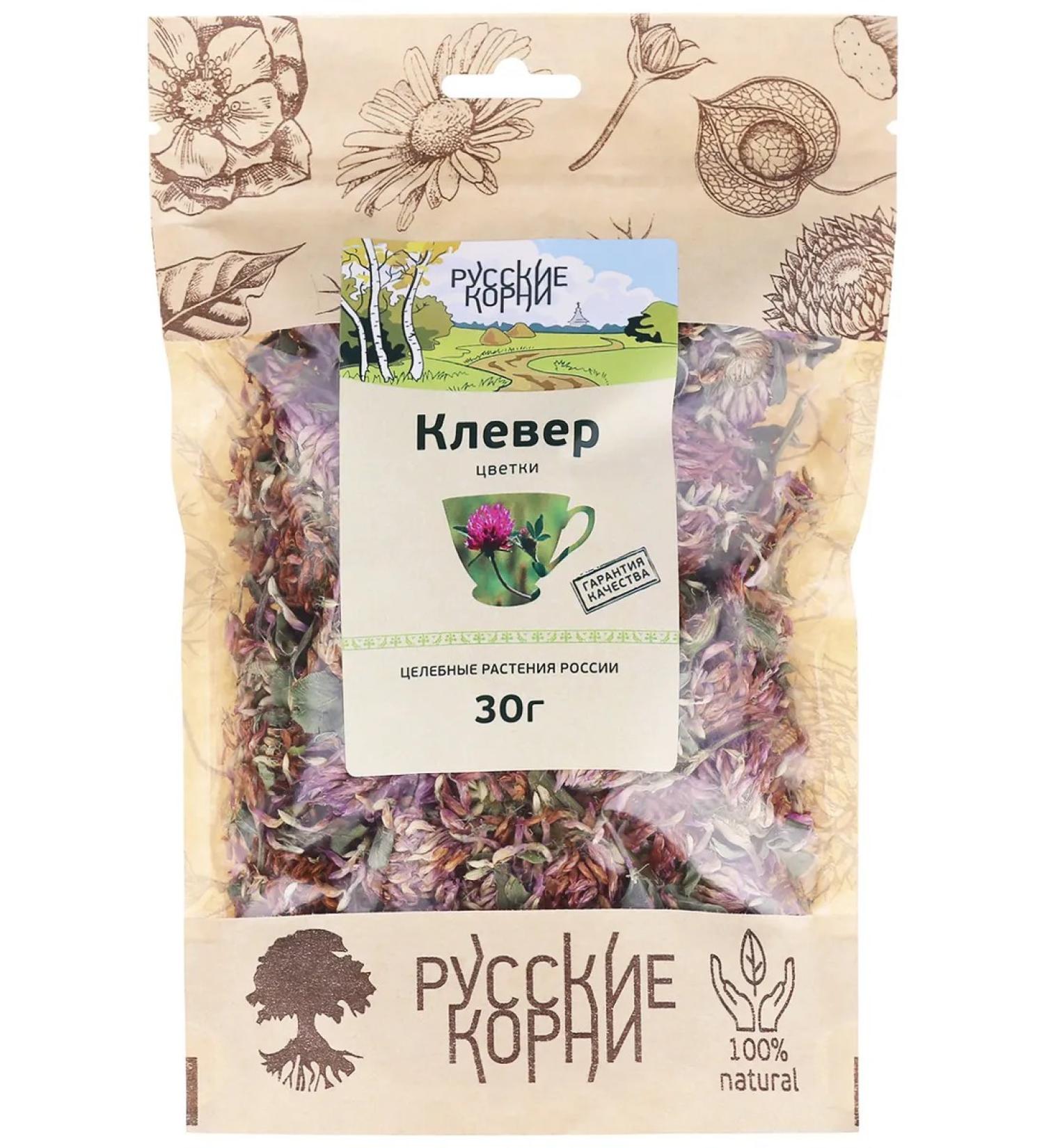 Russian roots Dry flowers clover grass collection for women's health - Buy Online on GoSupps.com