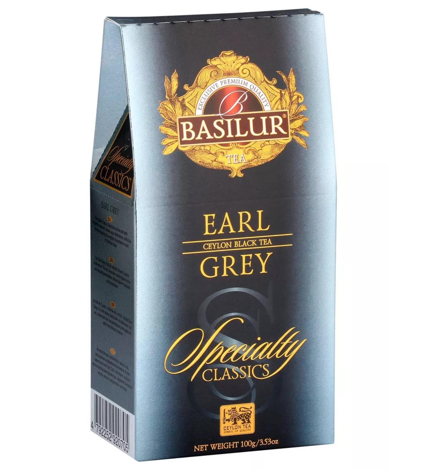 Basilur Black tea with bergamot Erl Gray 100 g - Buy Online on GoSupps.com