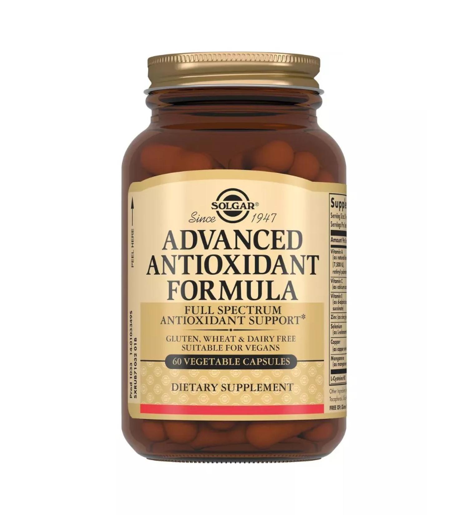 Solgar antioxidant formula 60 capsules