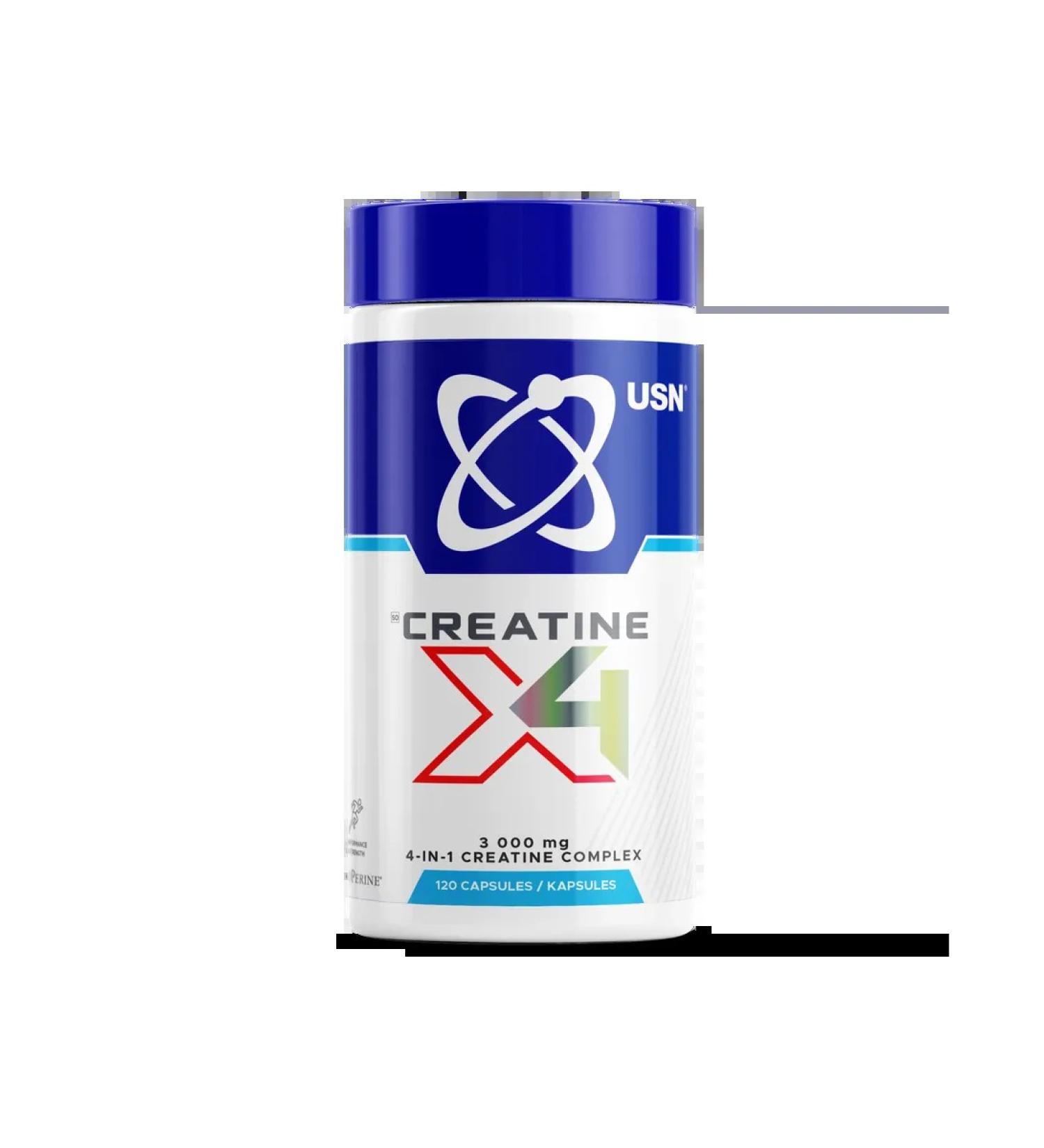 USN Creatine X4 Creatine 120 Capsules