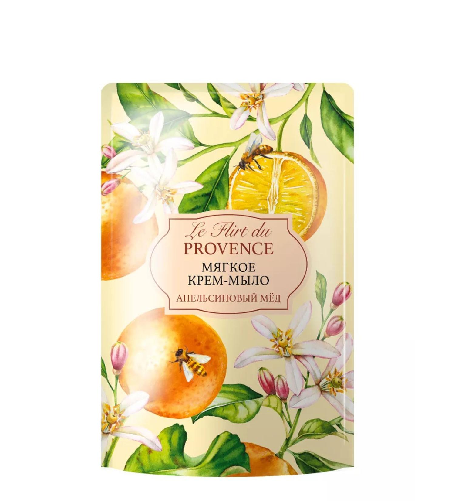 Le Flirt Du Provence Soft cream-soap orange honey
