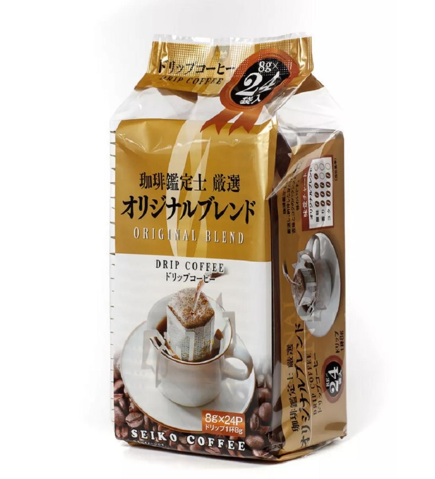 Seiko Ground coffee drip packets Japanese 24 pieces