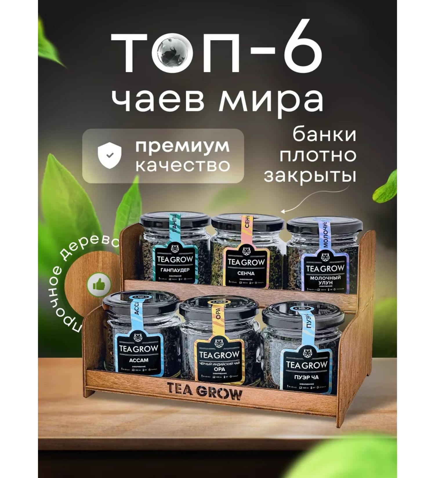 Tea grow Gift set of tea with a stand - Buy Online on GoSupps.com