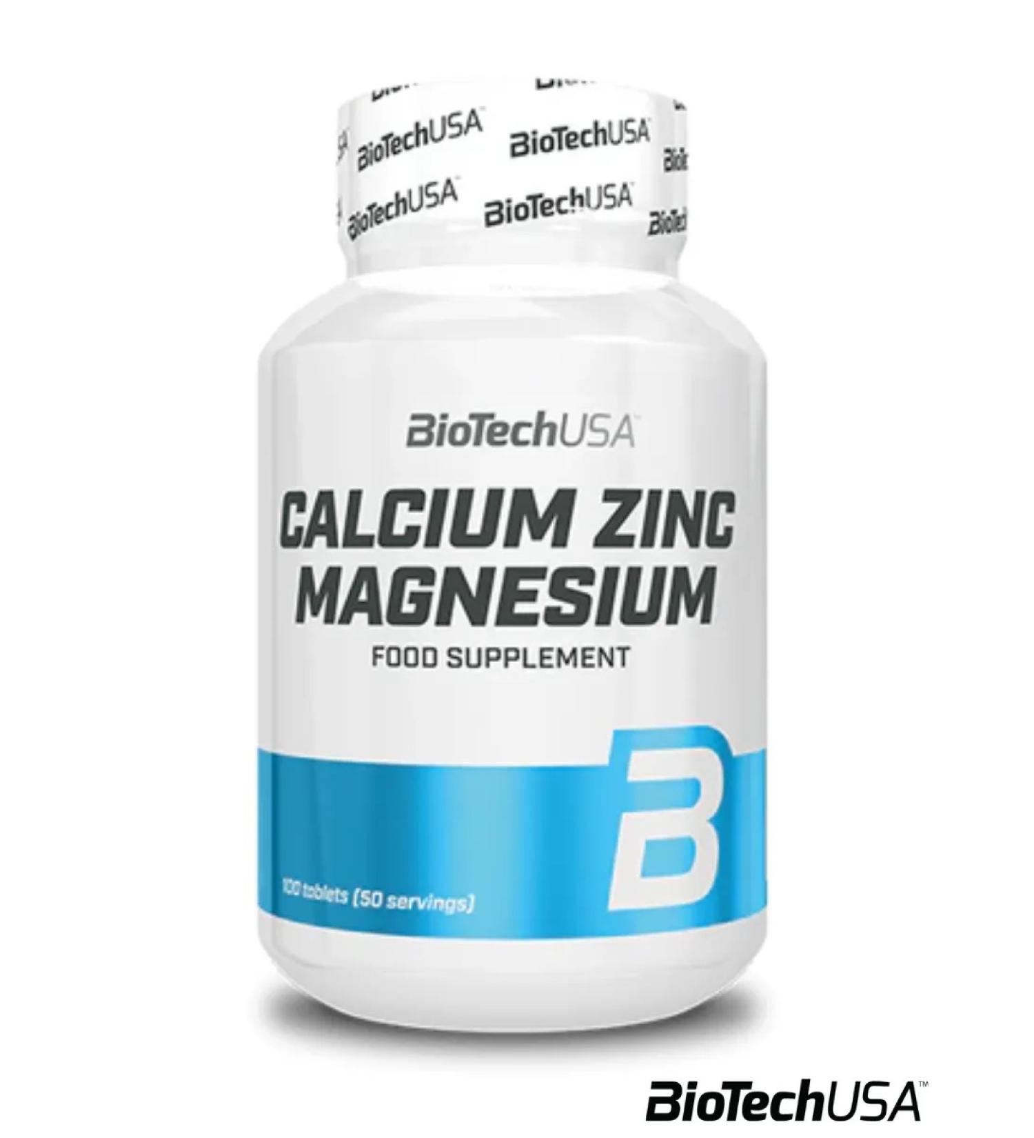 BioTechUSA Calcium zinc magnesium - Buy Online on GoSupps.com