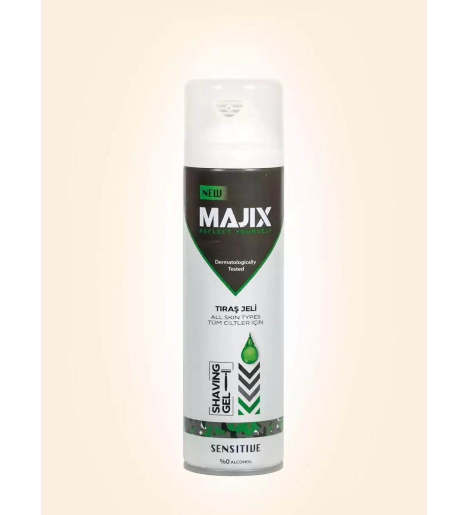 majix Gel for shaving male 200 ml - Buy Online on GoSupps.com