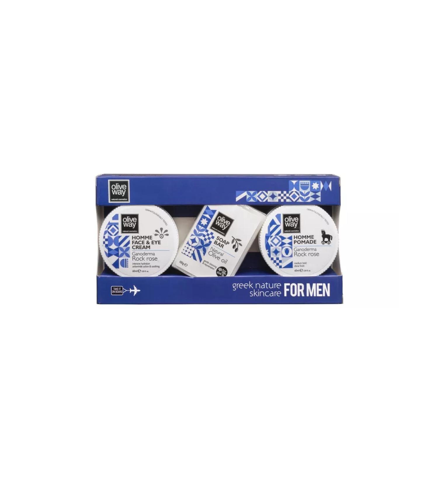 OLIVEWAY Male Cream (Cream + Soap + Balm-Made) Set)