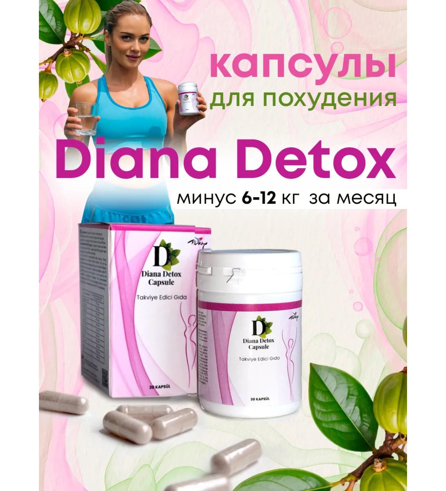 Diana Detox Lighting capsules Fat -burner - Buy Online on GoSupps.com