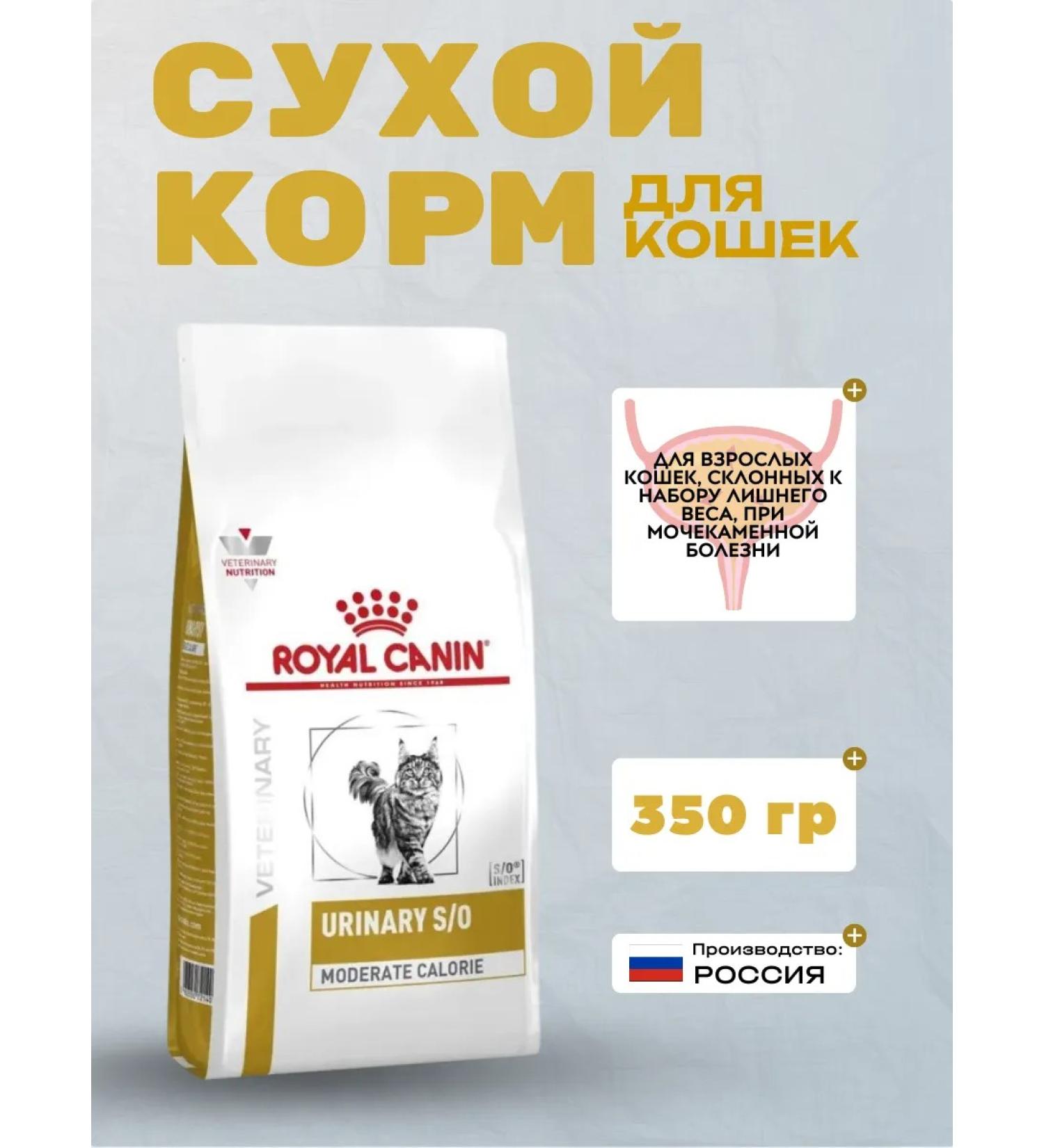 ROYAL CANIN Urinary Moderate Calorie cat food at MKB 350 gr - Buy Online on GoSupps.com