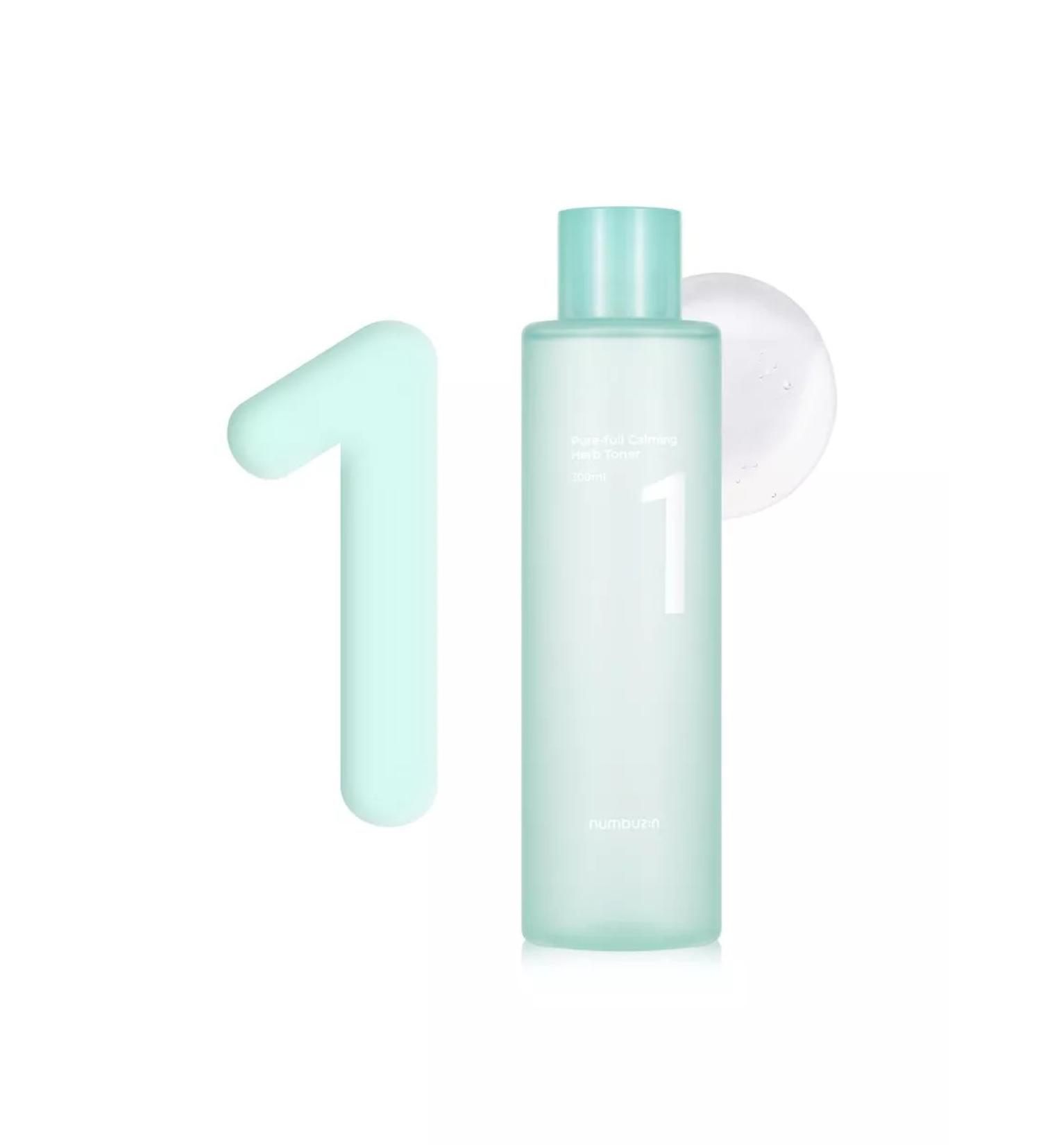 Numbuzin Facial tonic No.1 pure-Full Calming Herb Toner 300ml - Buy Online on GoSupps.com