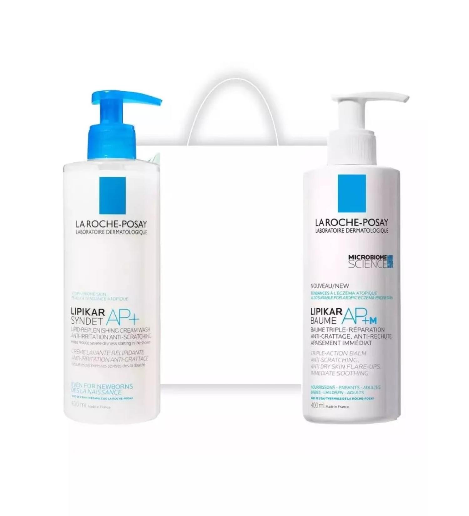 LA ROCHEPOSAY Gift set Lipikar Gel 400 ml + balm 400 ml